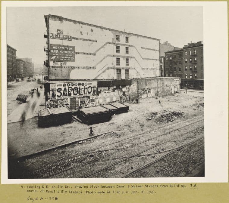 Elm Street, Block Between Canal and Walker Streets