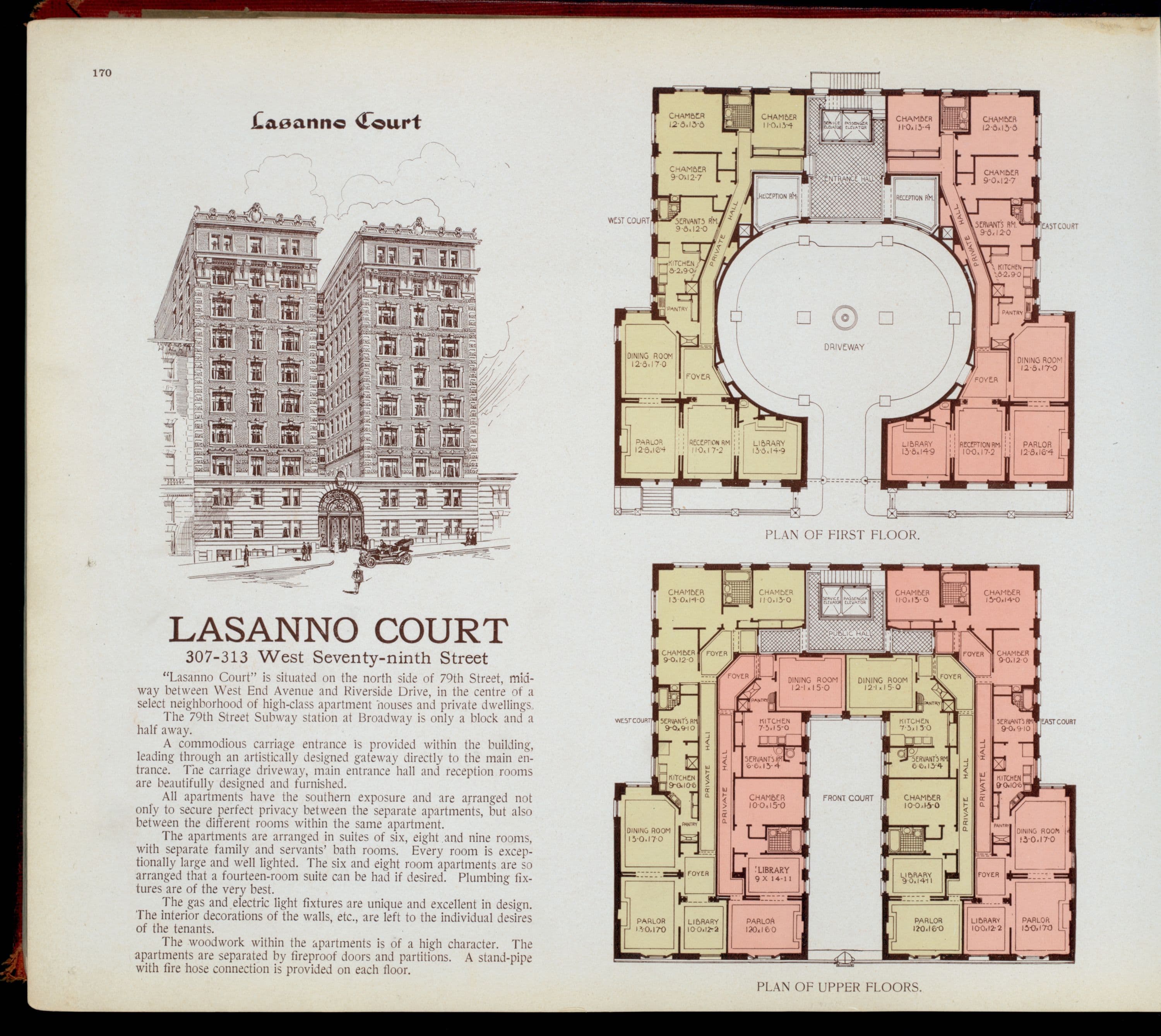 Lasanno Court, 307-313 West Seventy-ninth Street.