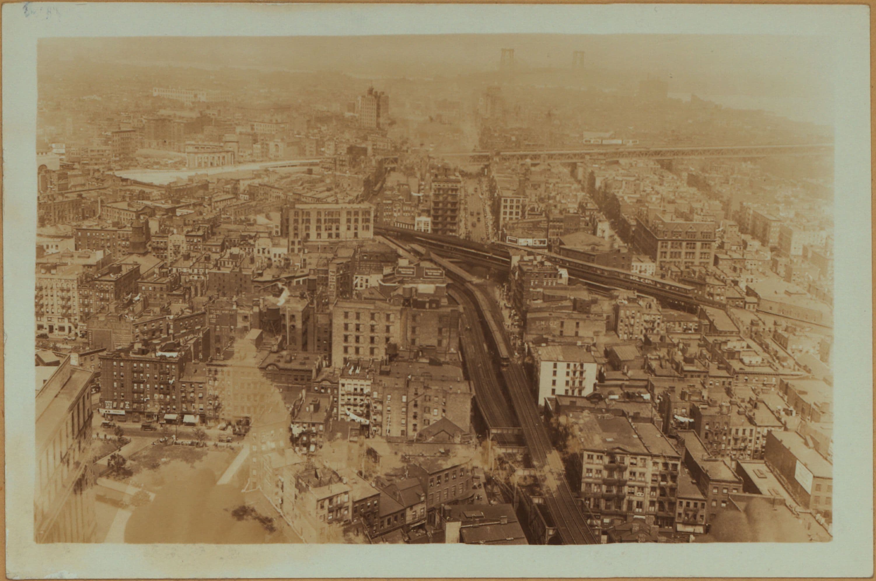 General view - Centre Street - Northeast. [Manhattan: Park Row - Centre Street ; Municipal Building.]