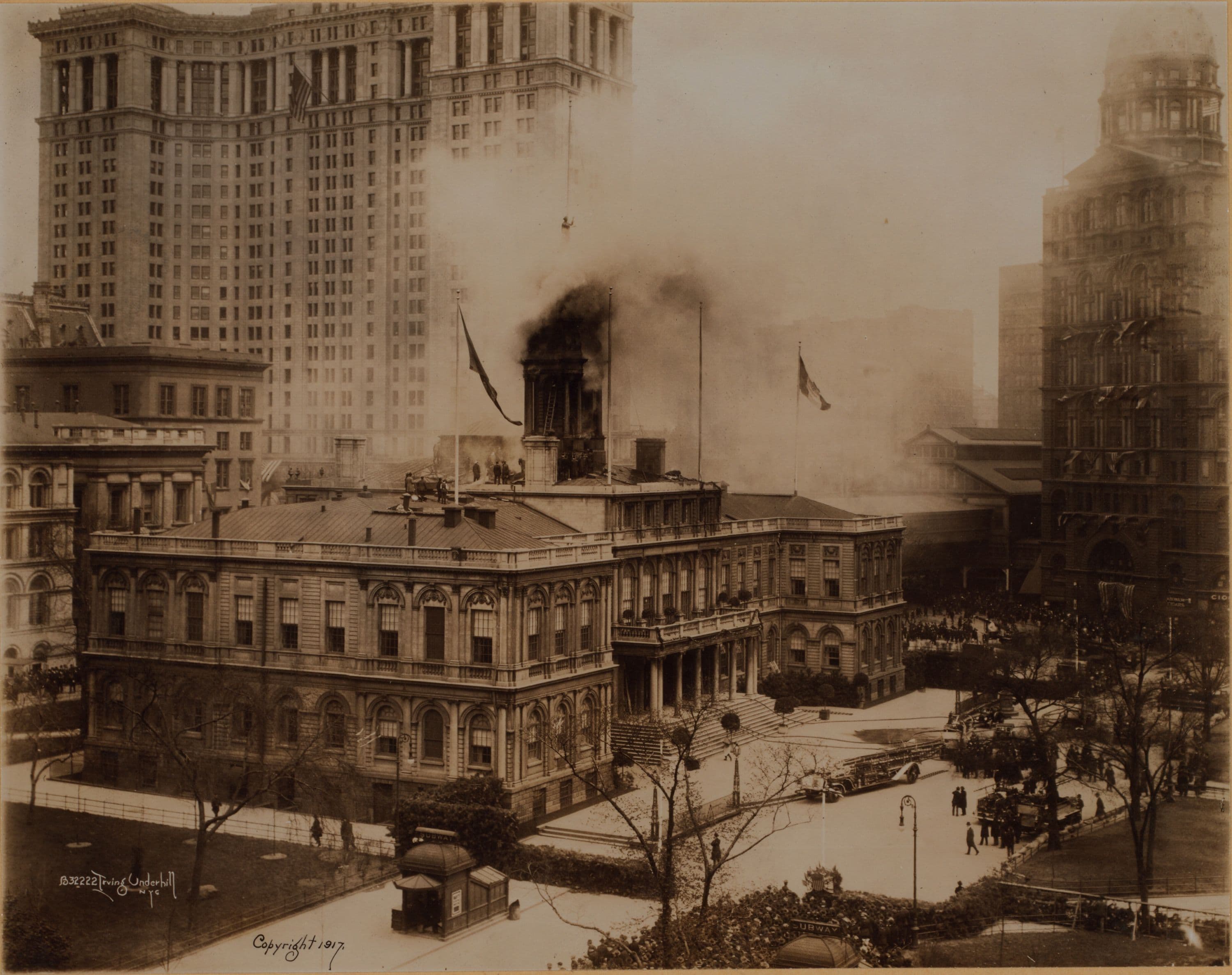 Manhattan: Broadway - Park Row, 1917