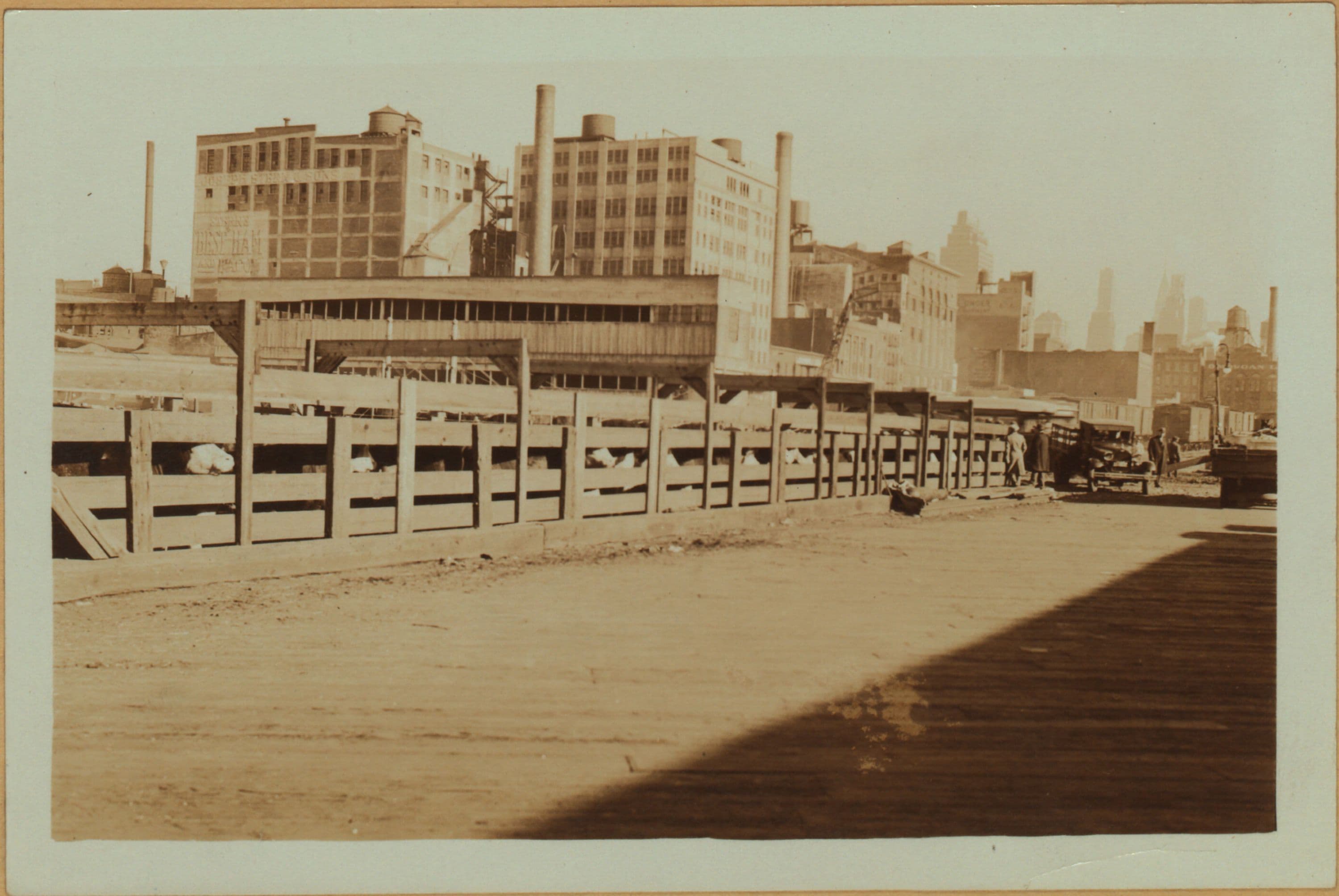 North (Hudson) River - Pier 78 of the Pennsylvania Railroad.