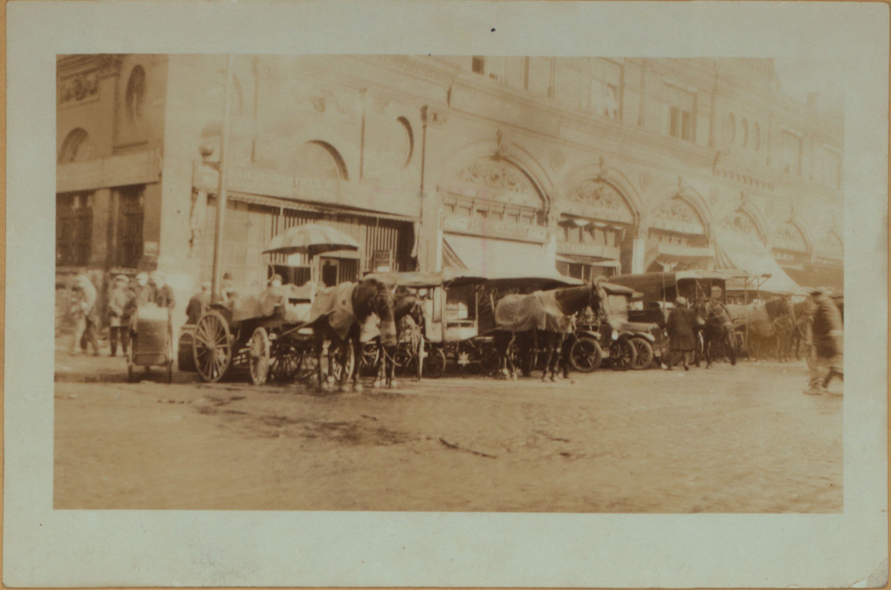 Fulton fish market - [Market building on South Street.]