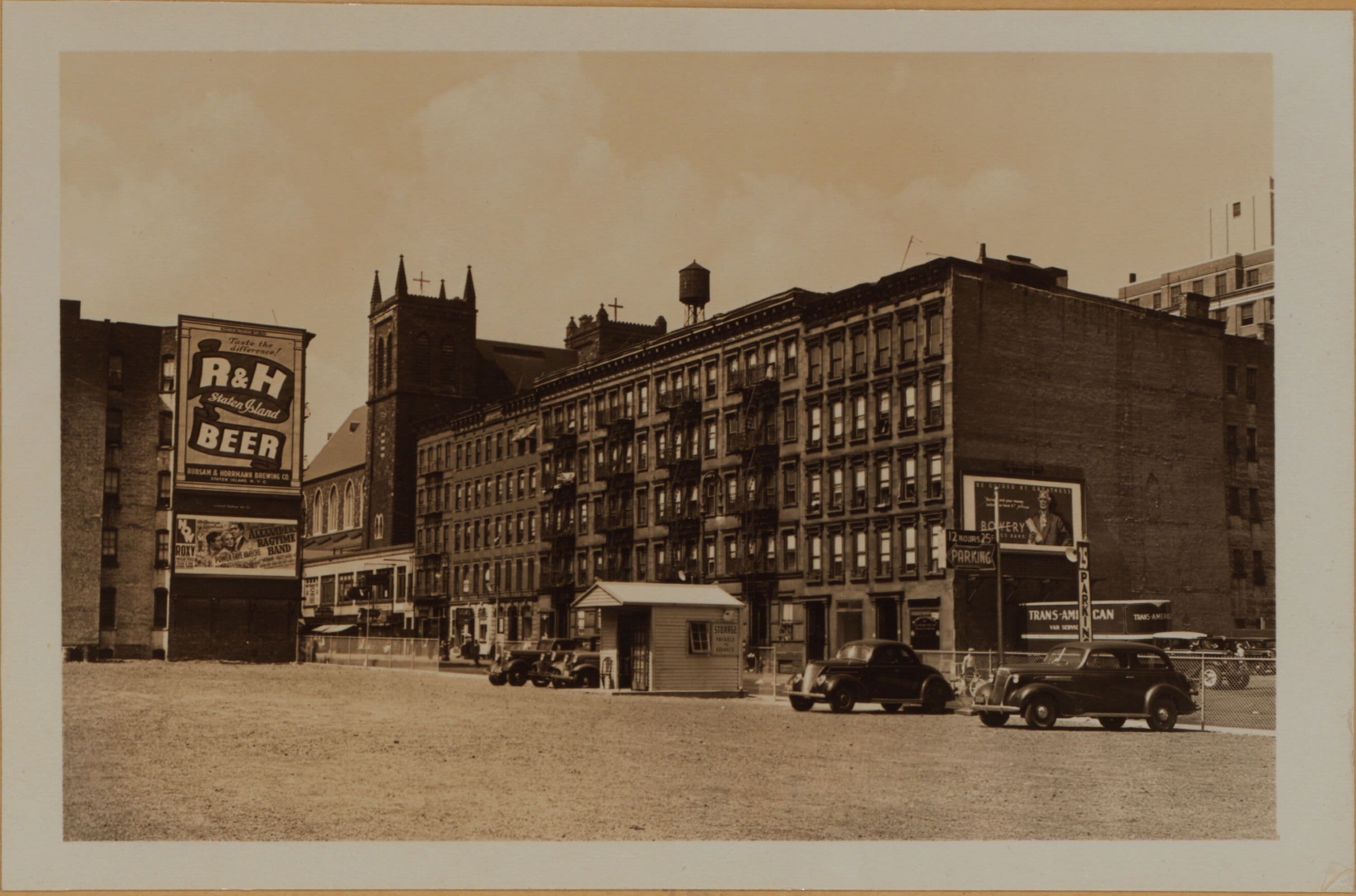 Manhattan: 59th Street (West) - Columbus Avenue, 1938