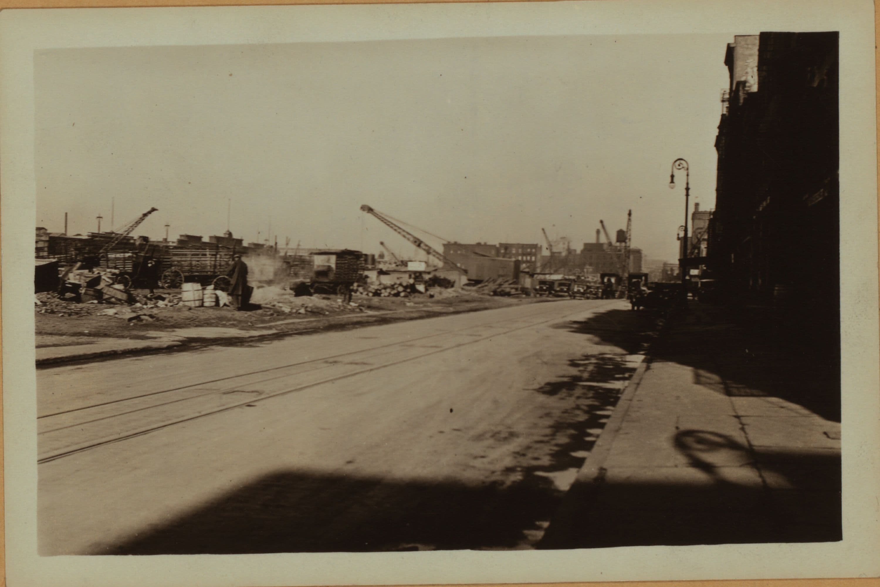 Squatters Colony between Morton and Barrow Streets., 1932