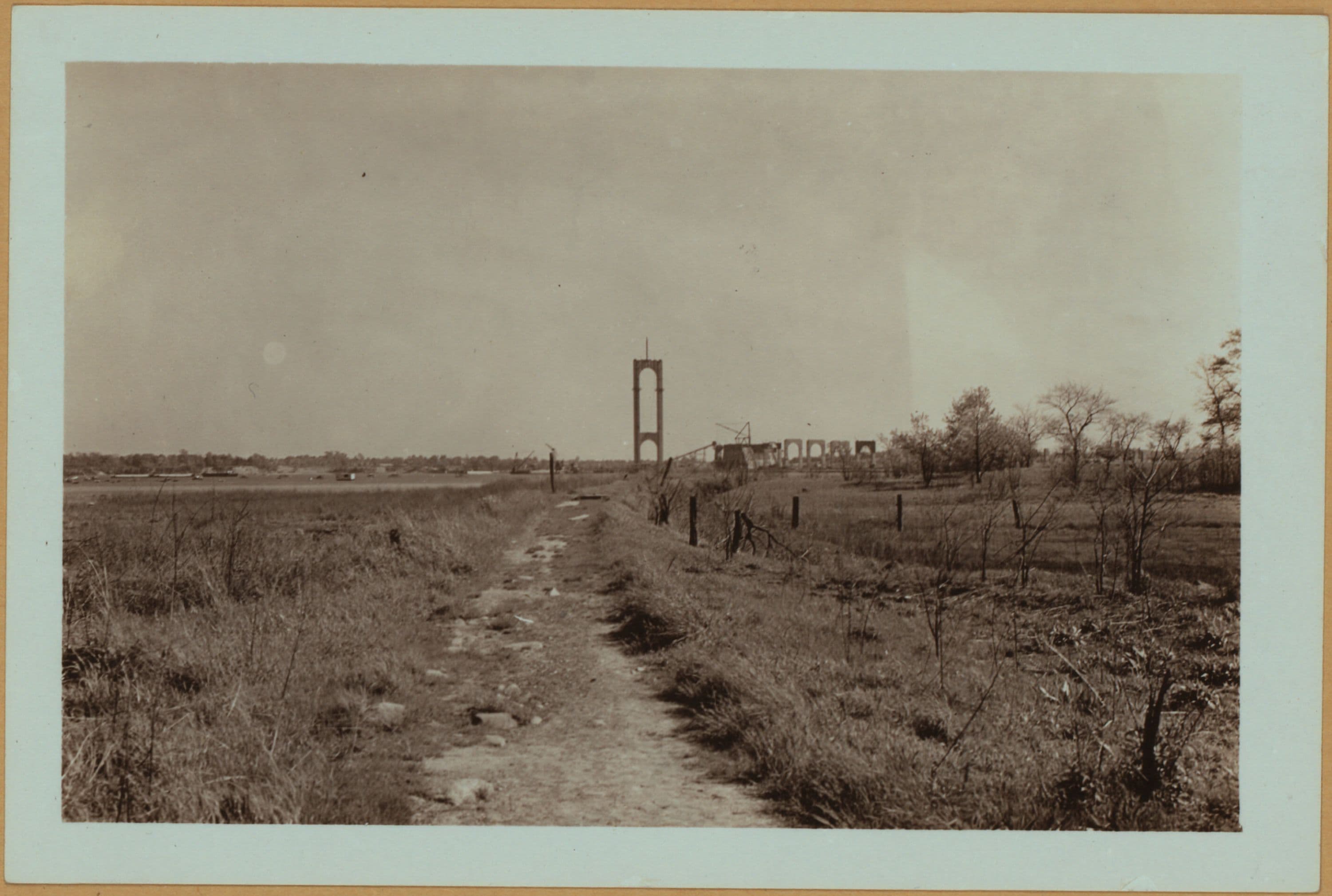 Bridges - Bronx-Whitestone Bridge - [Old Ferry Point.], 1938