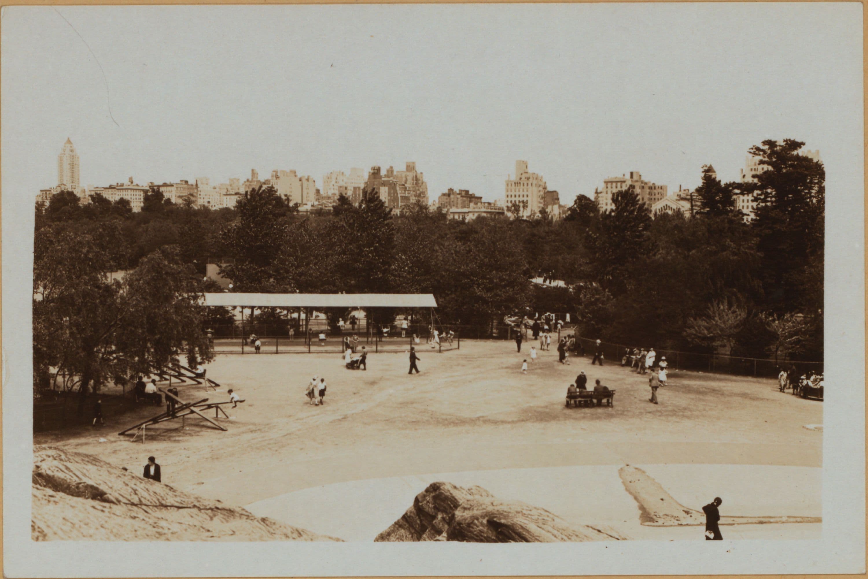 Manhattan: Central Park - Playgrounds [in the south central portion of the Park.]