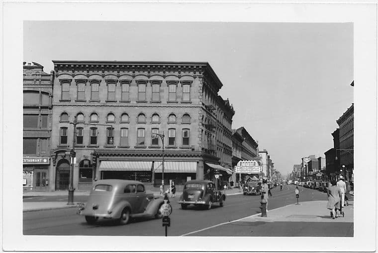 Fulton Street at Bedford Avenue, to Northeast, Brooklyn