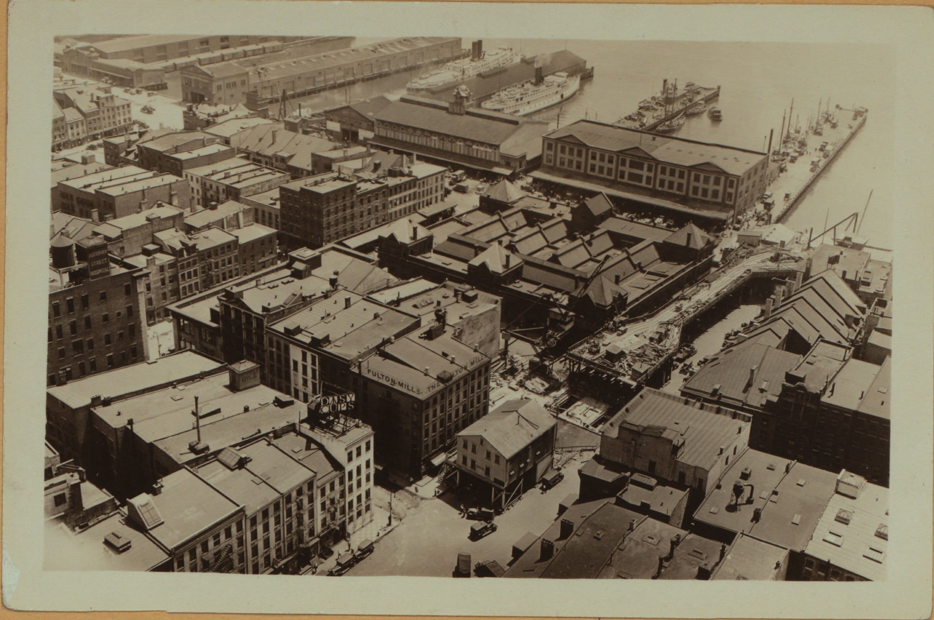 General view - [Manhattan - John Street - Between Cliff and Pearl Streets (Northeast).], 1930