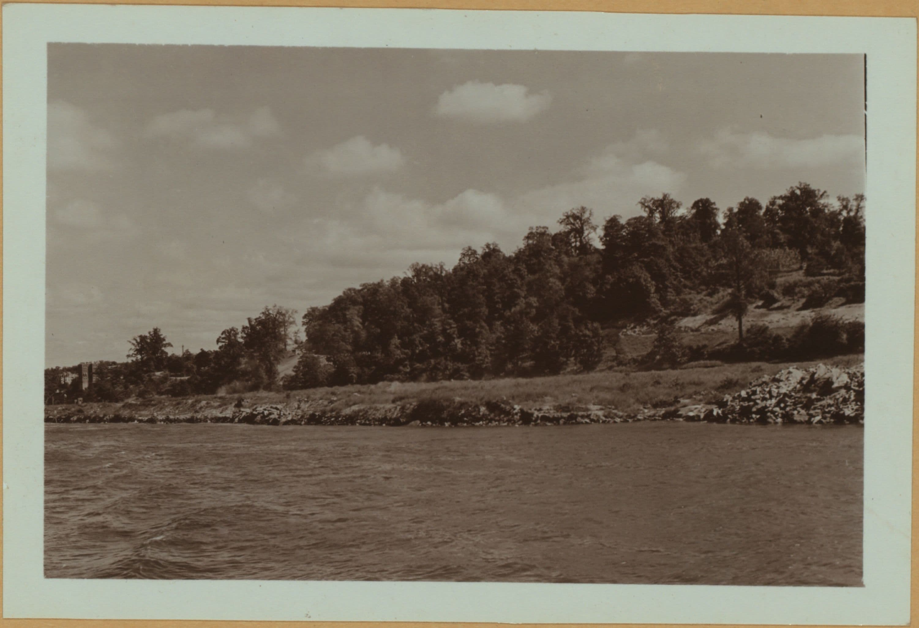 North (Hudson) River - Manhattan shoreline - Dyckman Street - [Inwood Hill Park.]