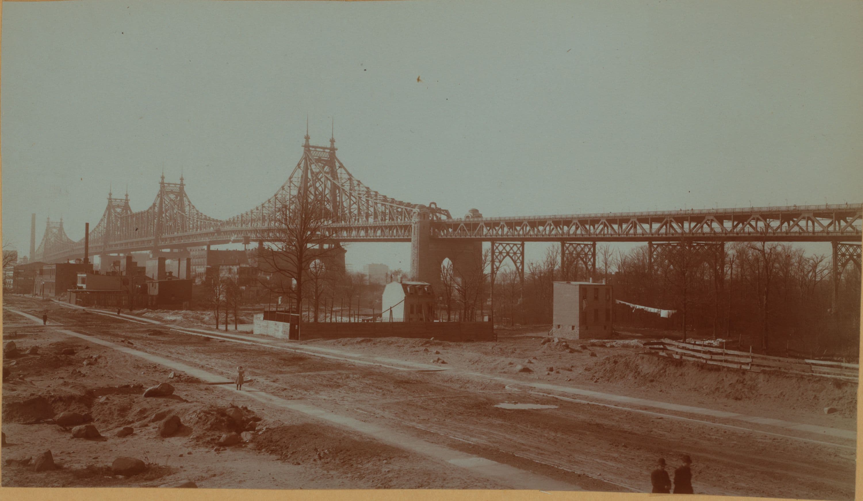 Bridges - Queensboro [Queensborough] Bridge - East River., 1901