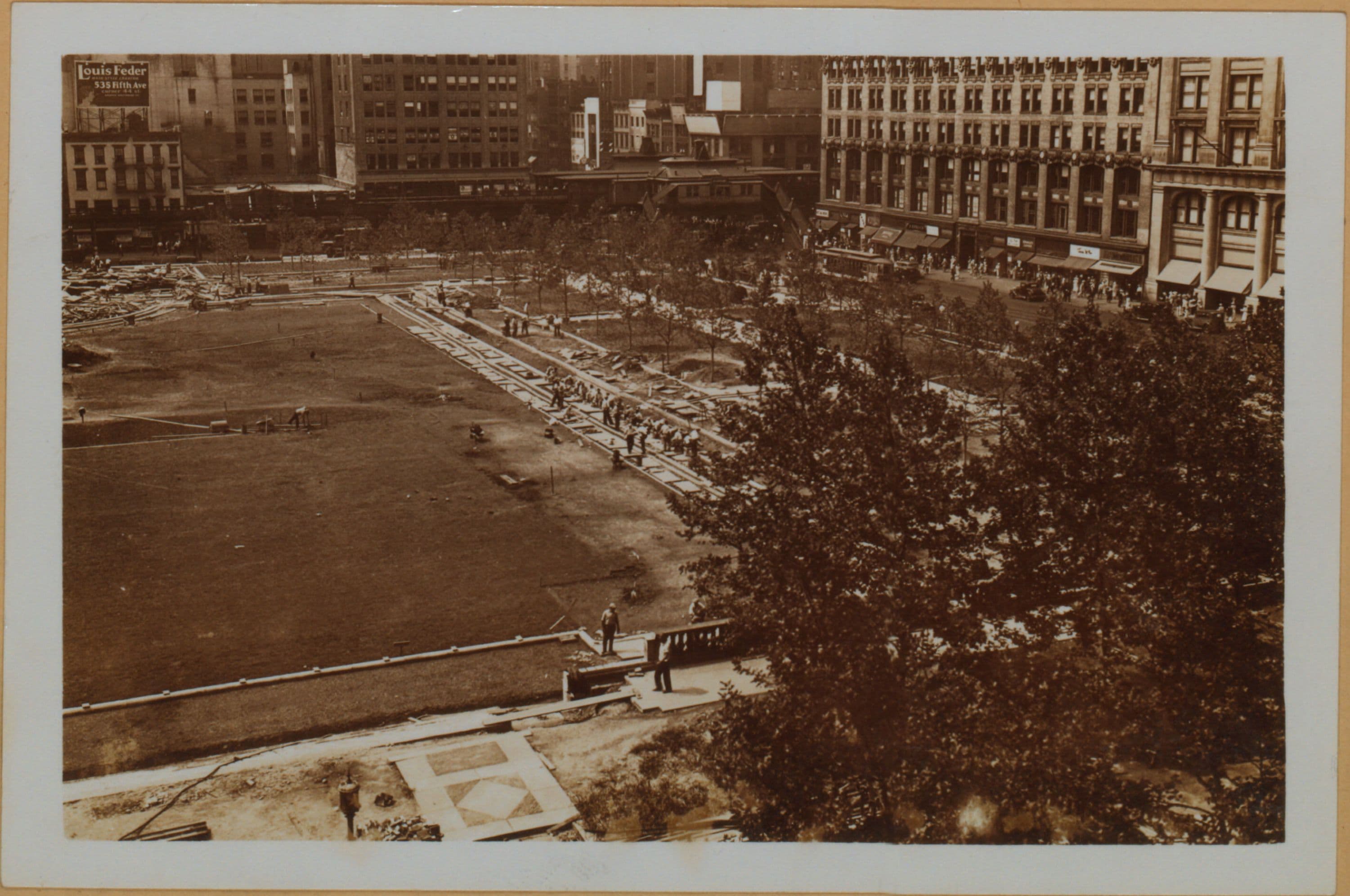 Manhattan: Bryant Park (Northwestern quarter).
