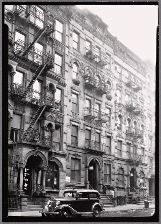 Storefronts and tenements; M. Appel tailor: 87 Madison Ave.-E. 29th St., Manhattan