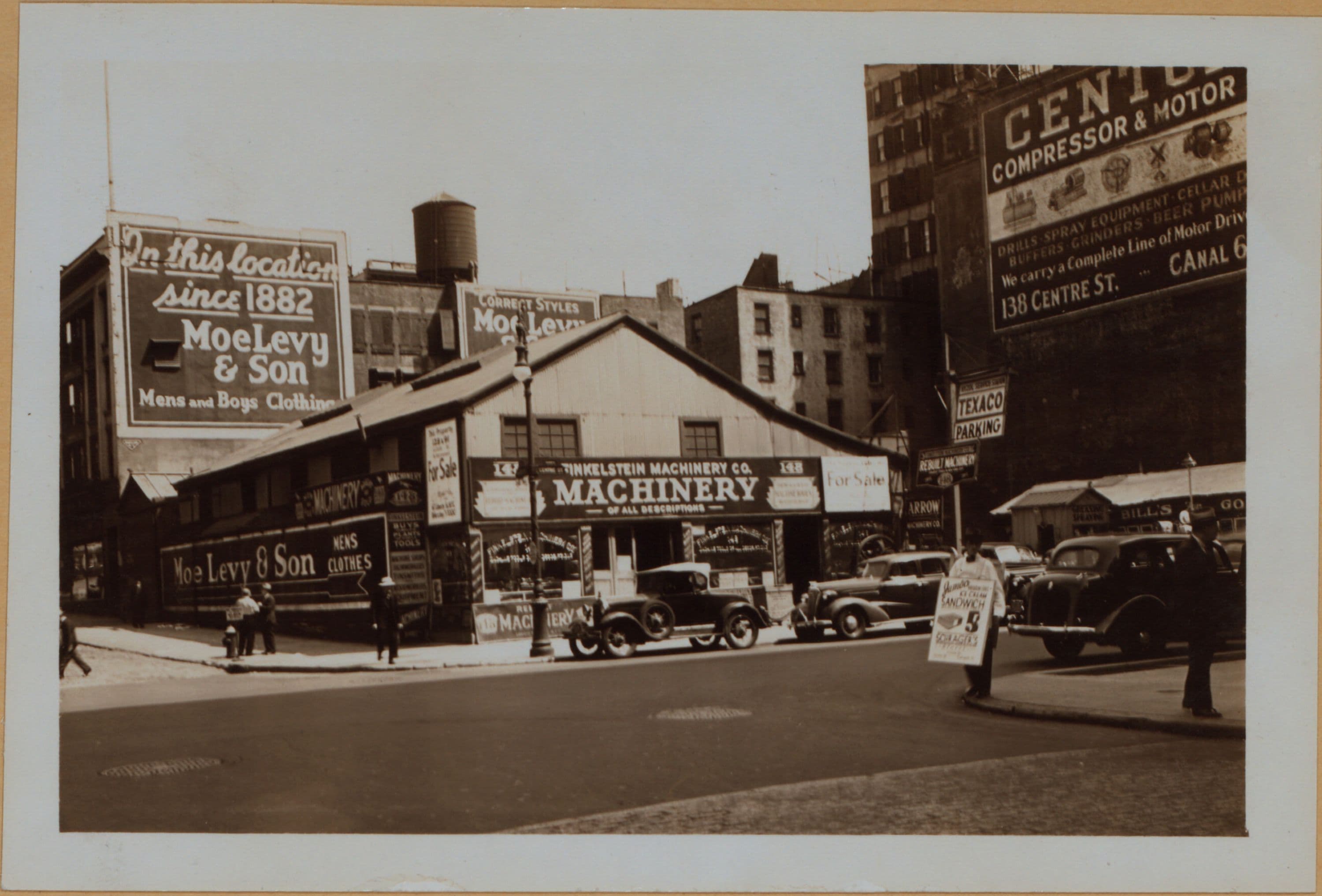 Manhattan: Centre Street - Walker Street, 1938