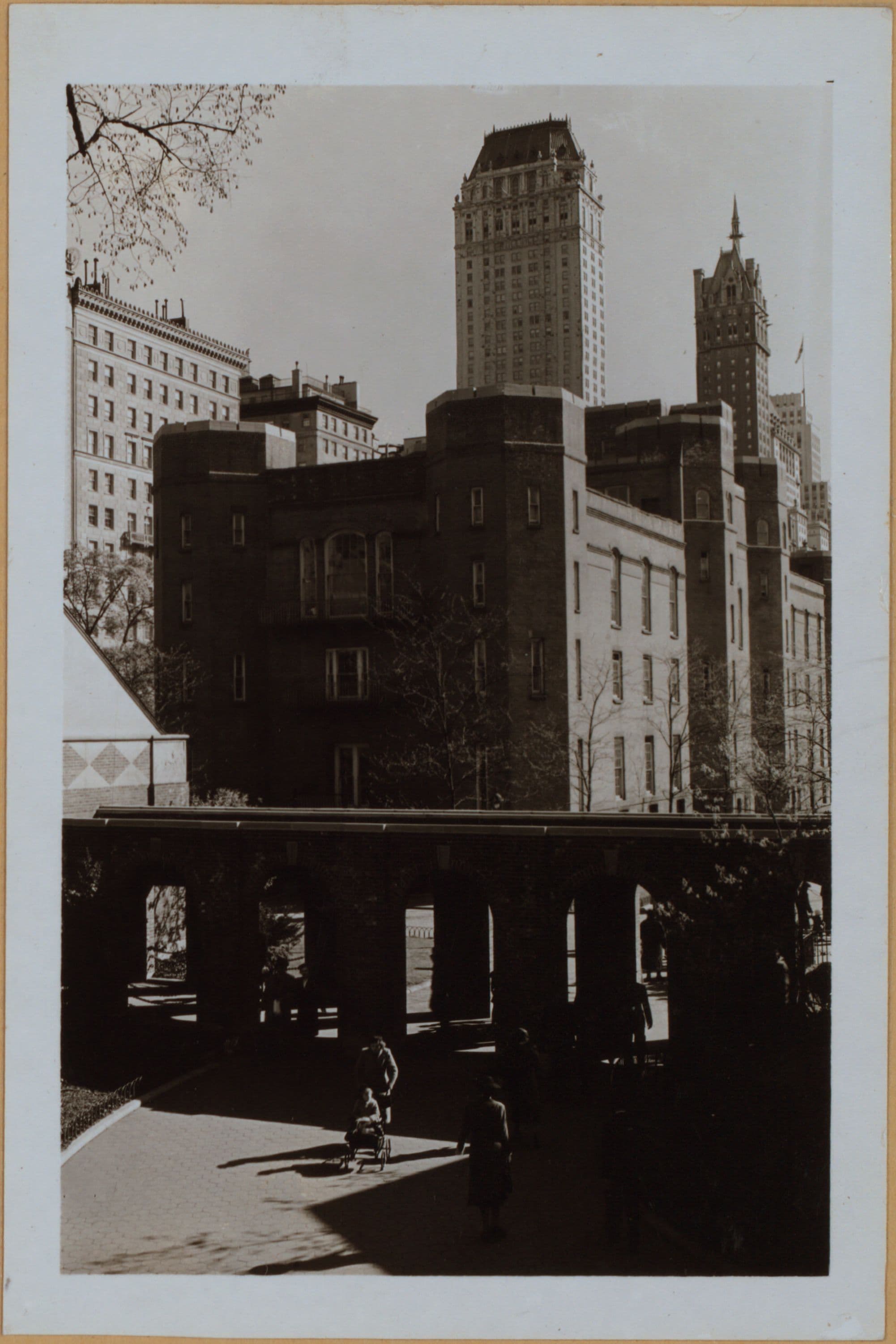 Manhattan: Central Park - [View of the Arsenal Building.], 1938