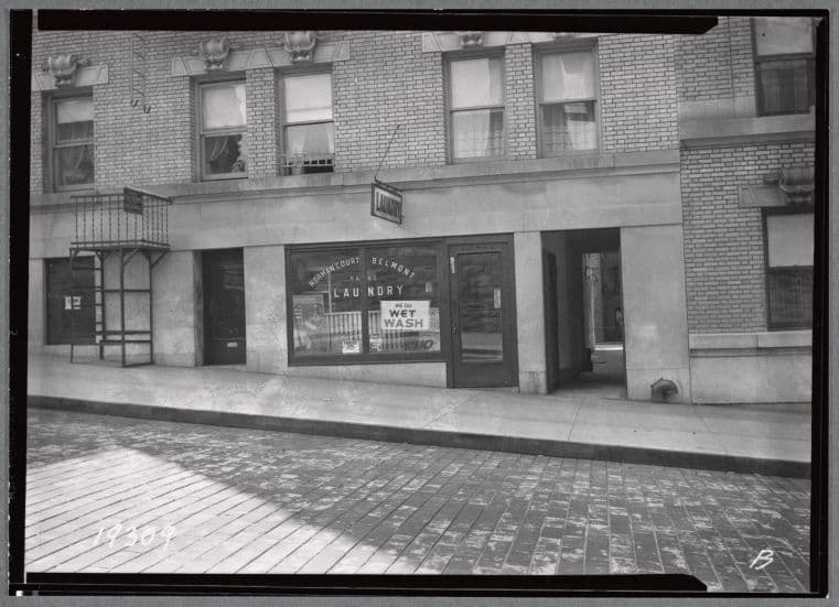 Norman Court Apartments; Norman Court Belmont Hand Laundry: 522 W. 136th St.-Broadway-Amsterdam, Manhattan, 1938