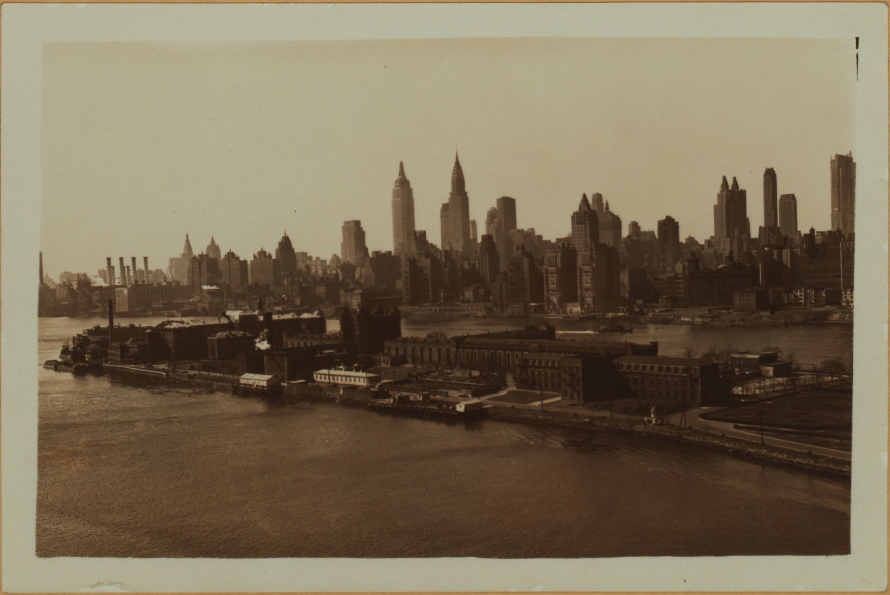 Islands - Welfare Island - [Midtown Manhattan skyline.]