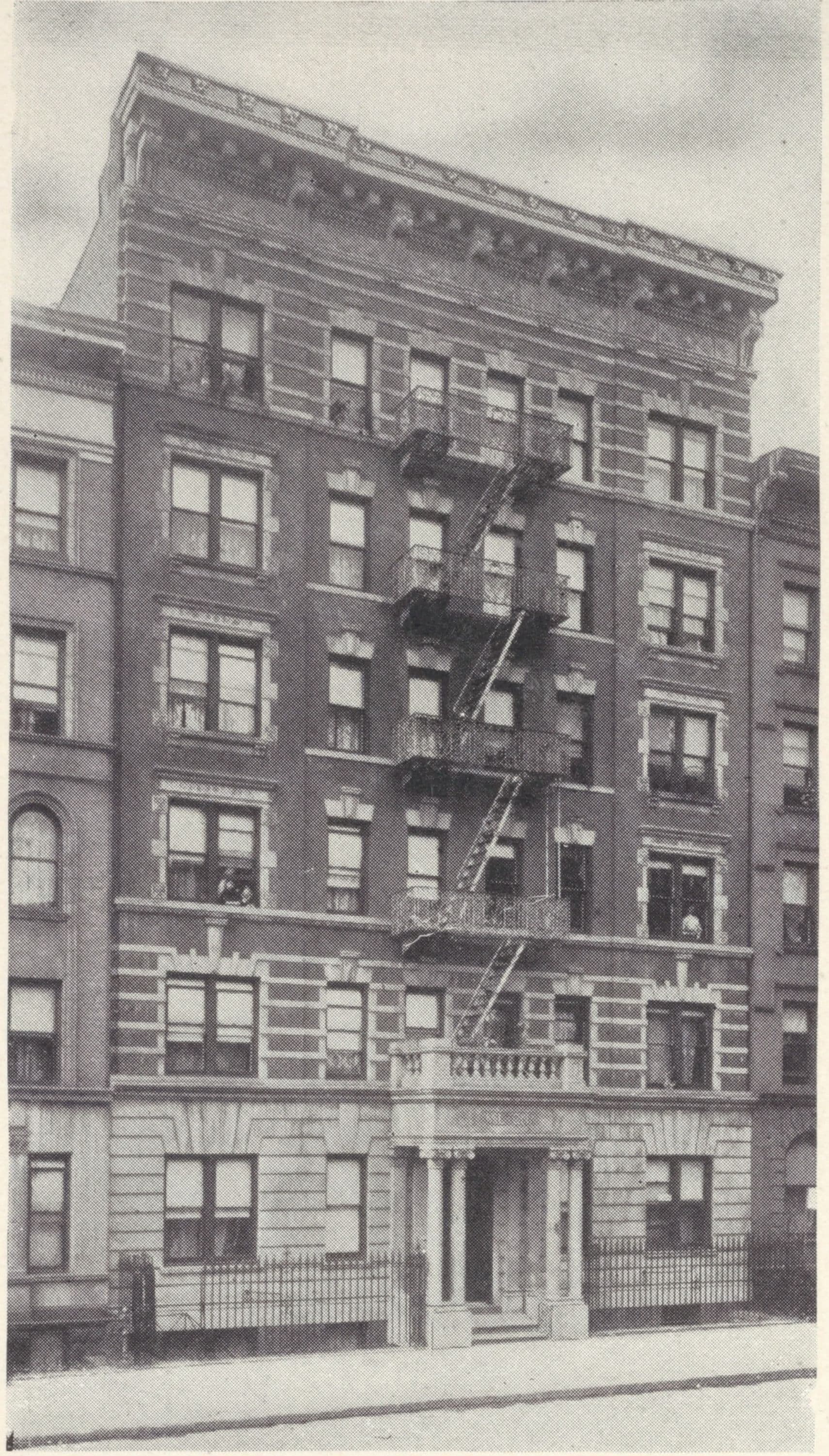 The Miltona, 28-30 West 131st Street; Plan of first floor; Plan of upper floors., 1908