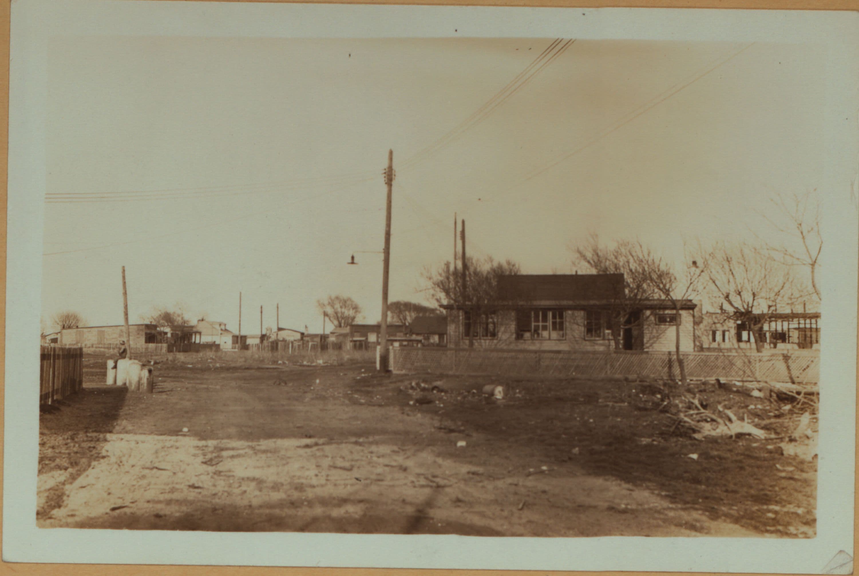 Islands - Barren Island - Roadway - [Water tower.]