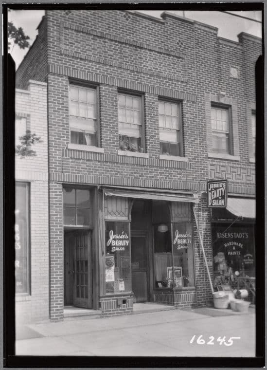 Storefronts: Jessie's Beauty Salon, Eisenstadt's Hardware: 108-49 Corona Av-Martense Av-Otis Av, Queens