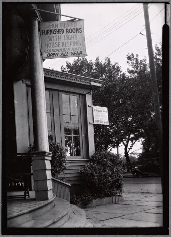 Detail of guest house, Coney Island (#13198): West 5th St-Sea Breeze Ave, Brooklyn