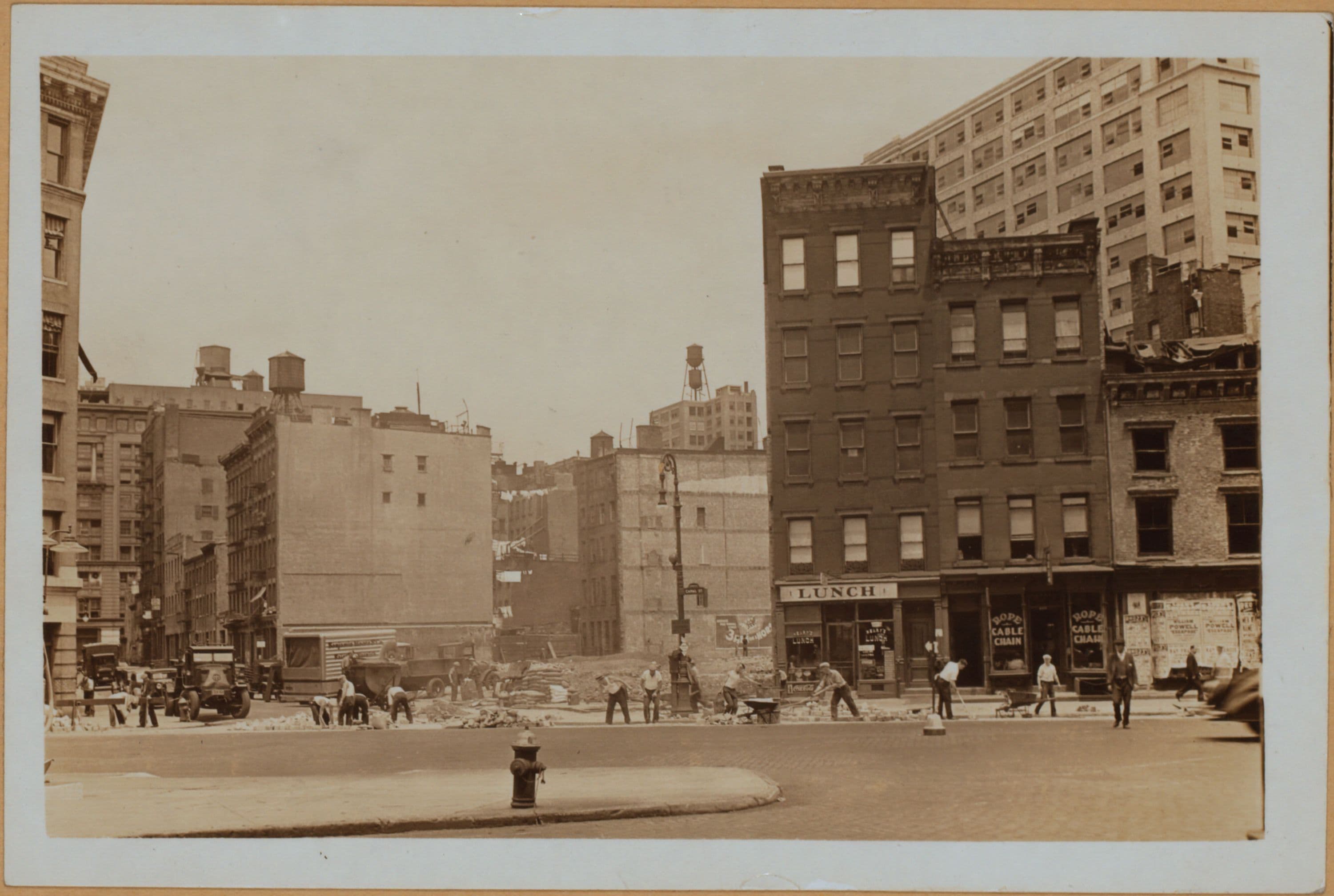 Manhattan: Canal Street - Hudson Street, 1935