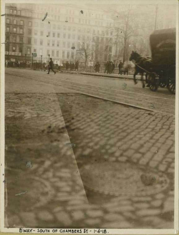 Broadway - Chambers Street, looking south