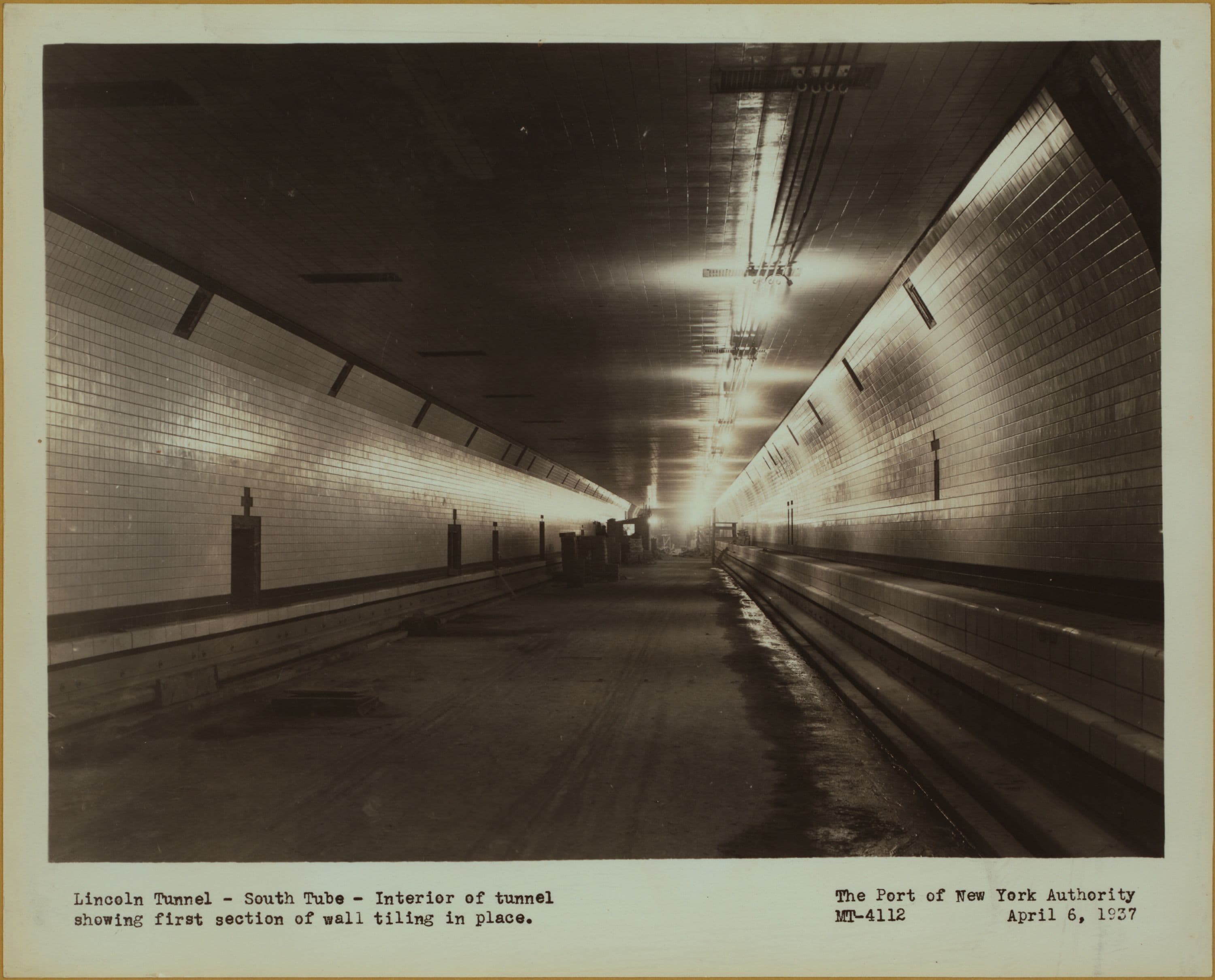 Tunnels - Vehicular tunnels - Lincoln Tunnel - [South tube.]