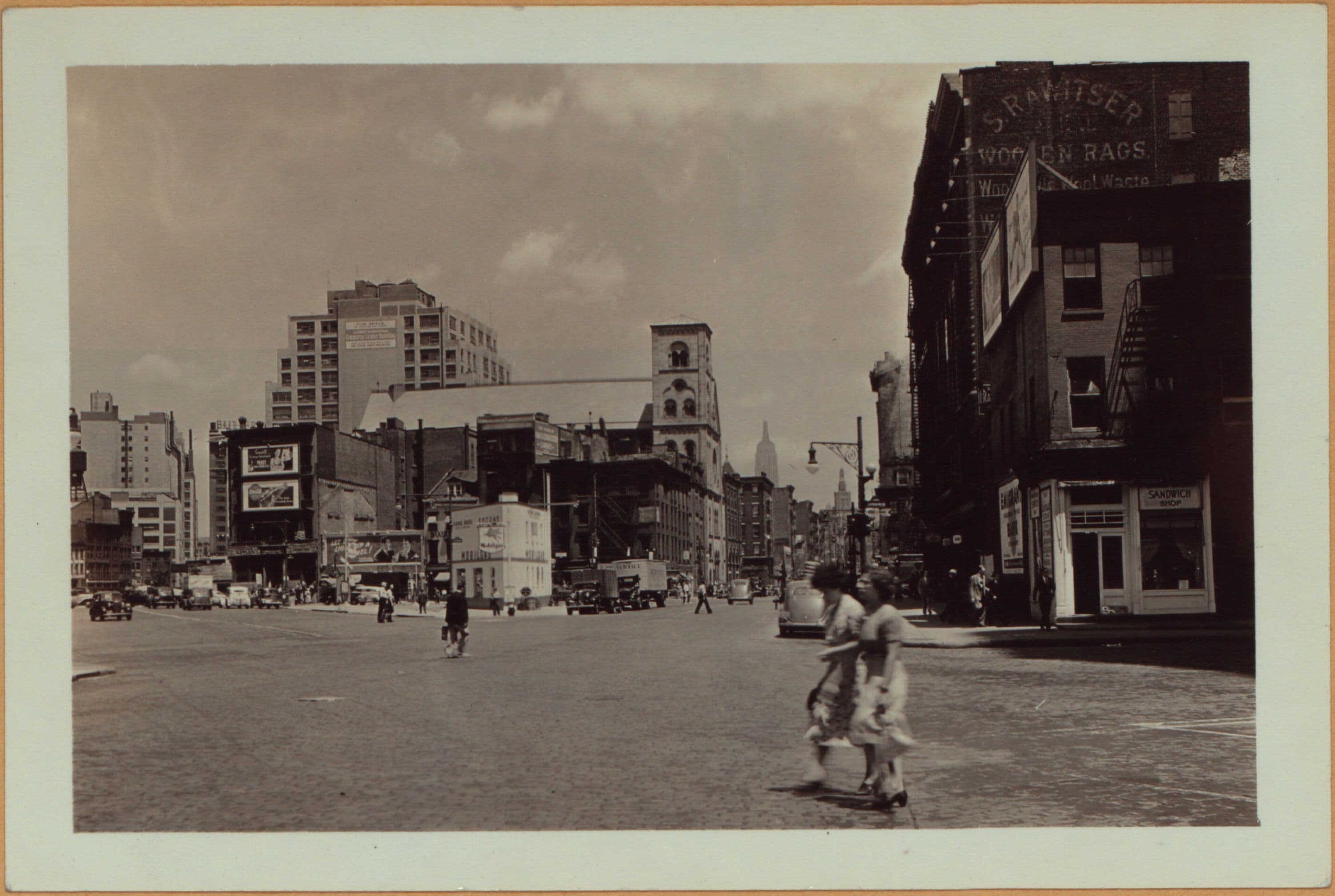 Manhattan: West Broadway - Lispenard Street, 1939
