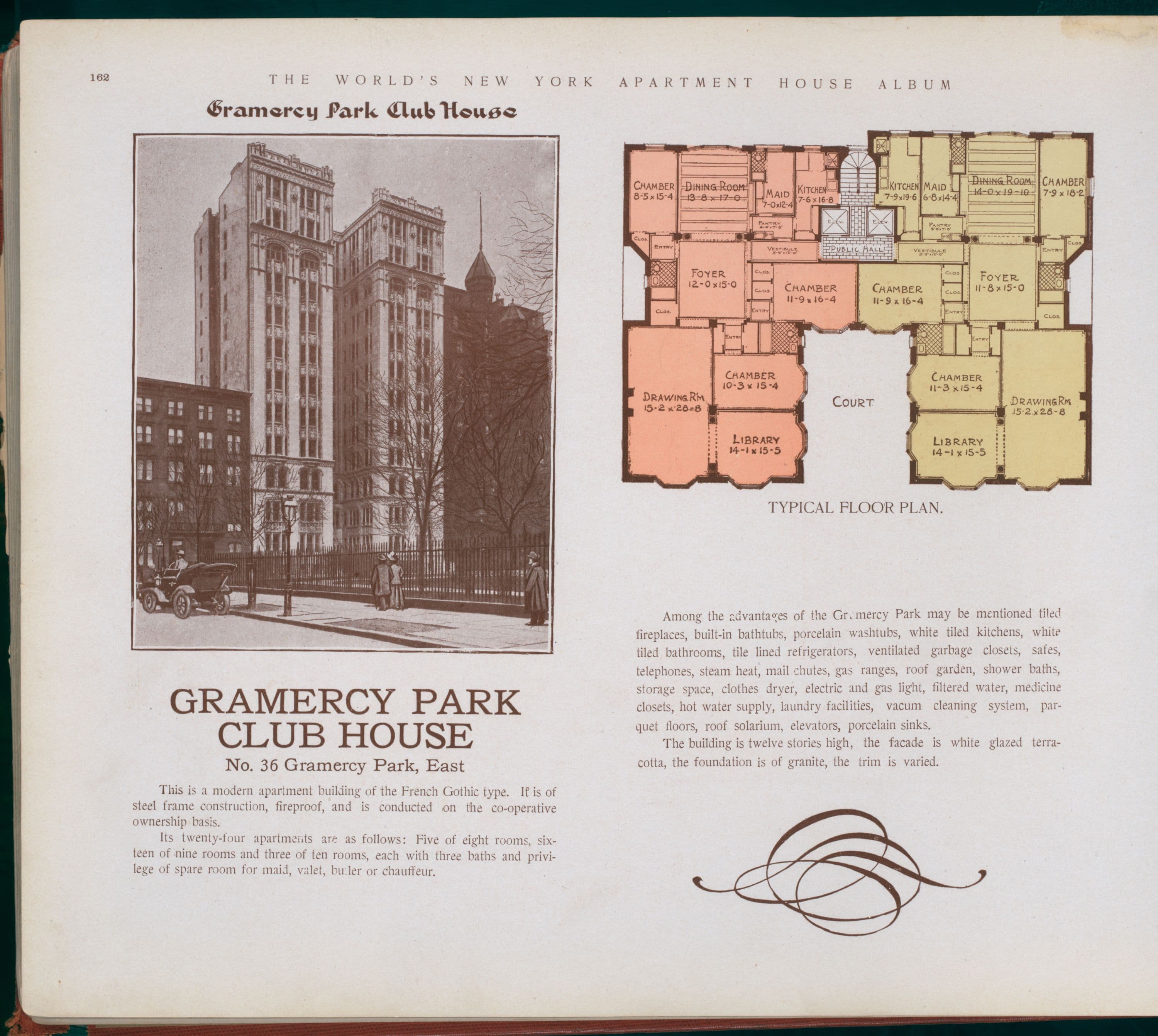 Gramercy Park Club House. No. 36 Gramercy Park, East.