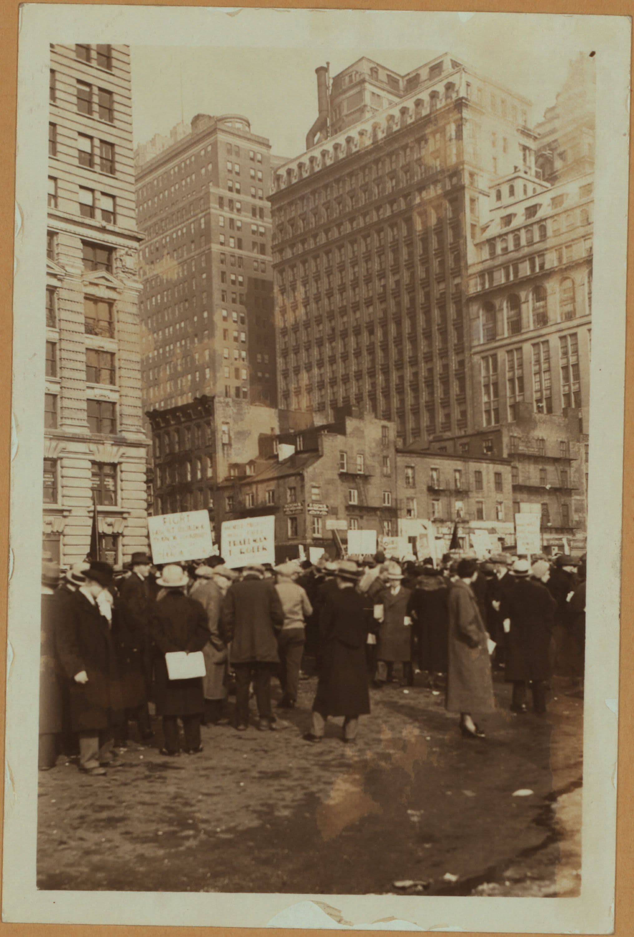 Strikes and demonstrations - Communists - [Battery Place.]