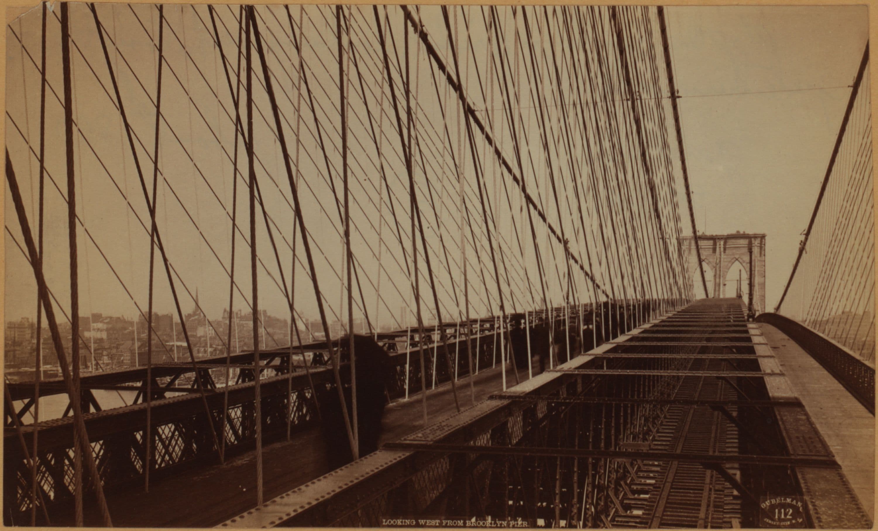 Bridges - Brooklyn Bridge - [Manhattan - East River - Brooklyn.]