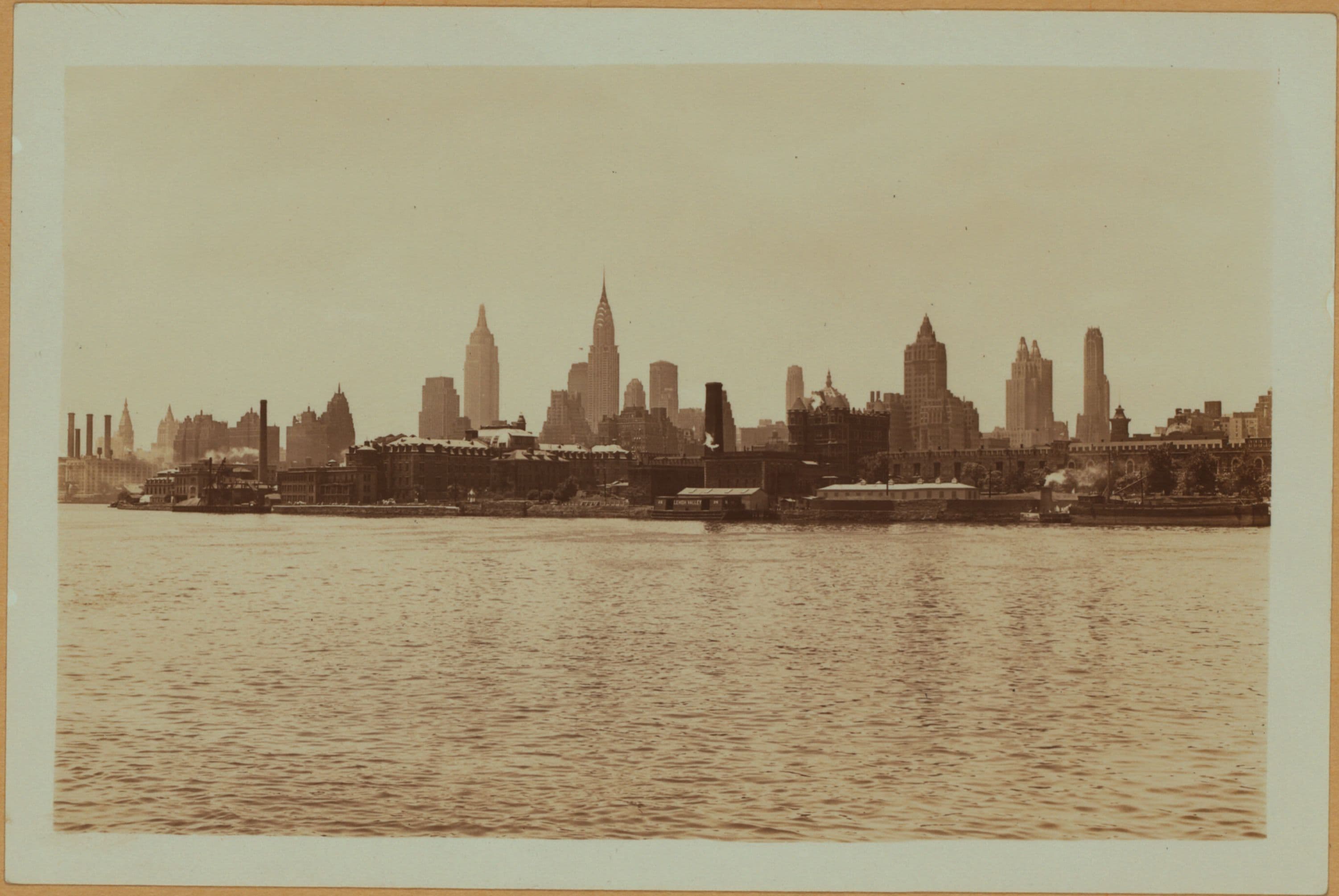 Islands - Welfare Island - [Midtown Manhattan skyline.]