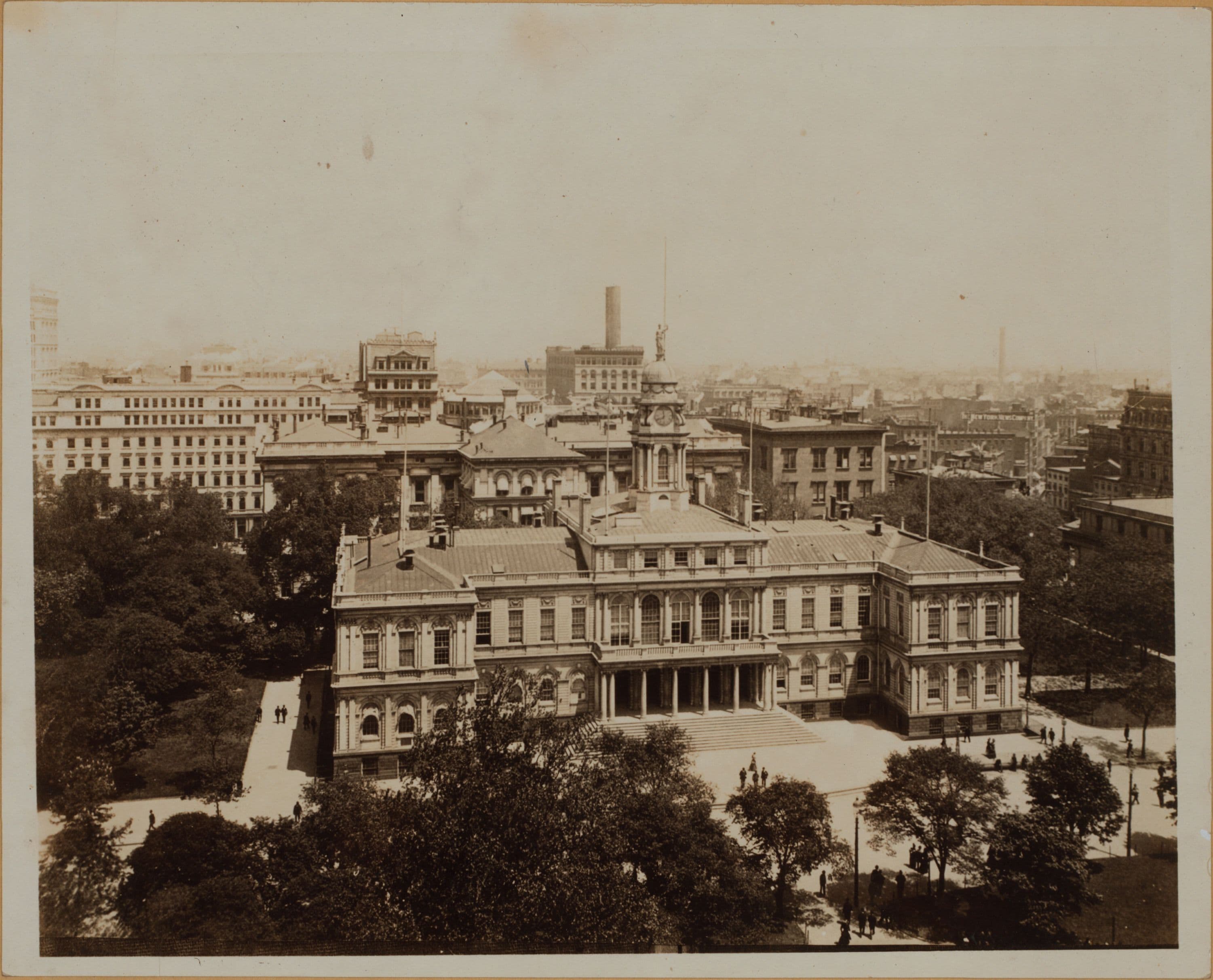 Manhattan: City Hall Park - [Broadway and Chambers Street.]