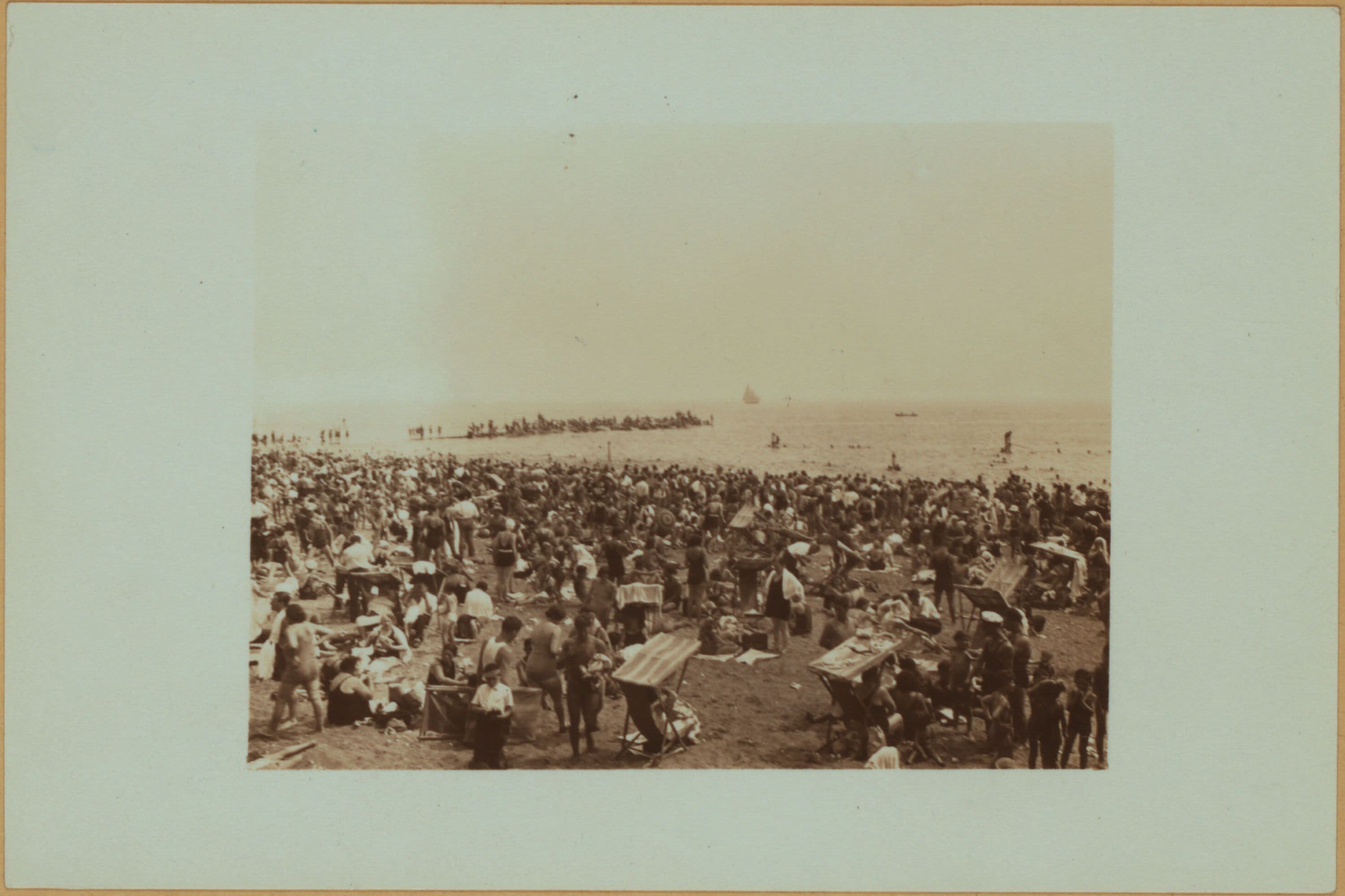 Islands - Coney Island beach - [Sunbathers.]
