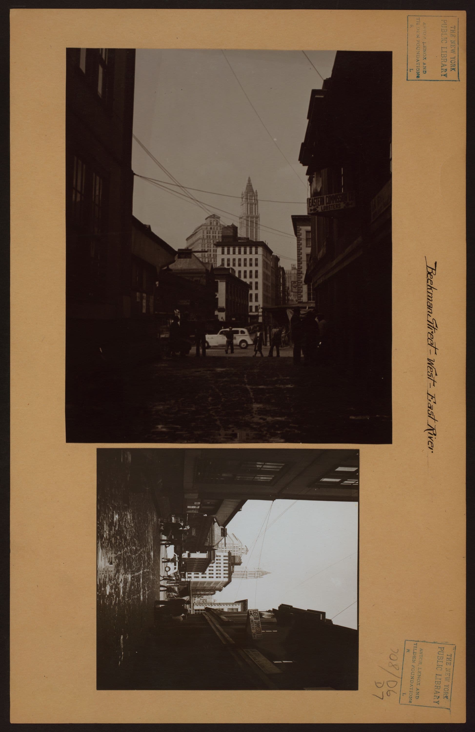 Manhattan: Beekman Street - South Street