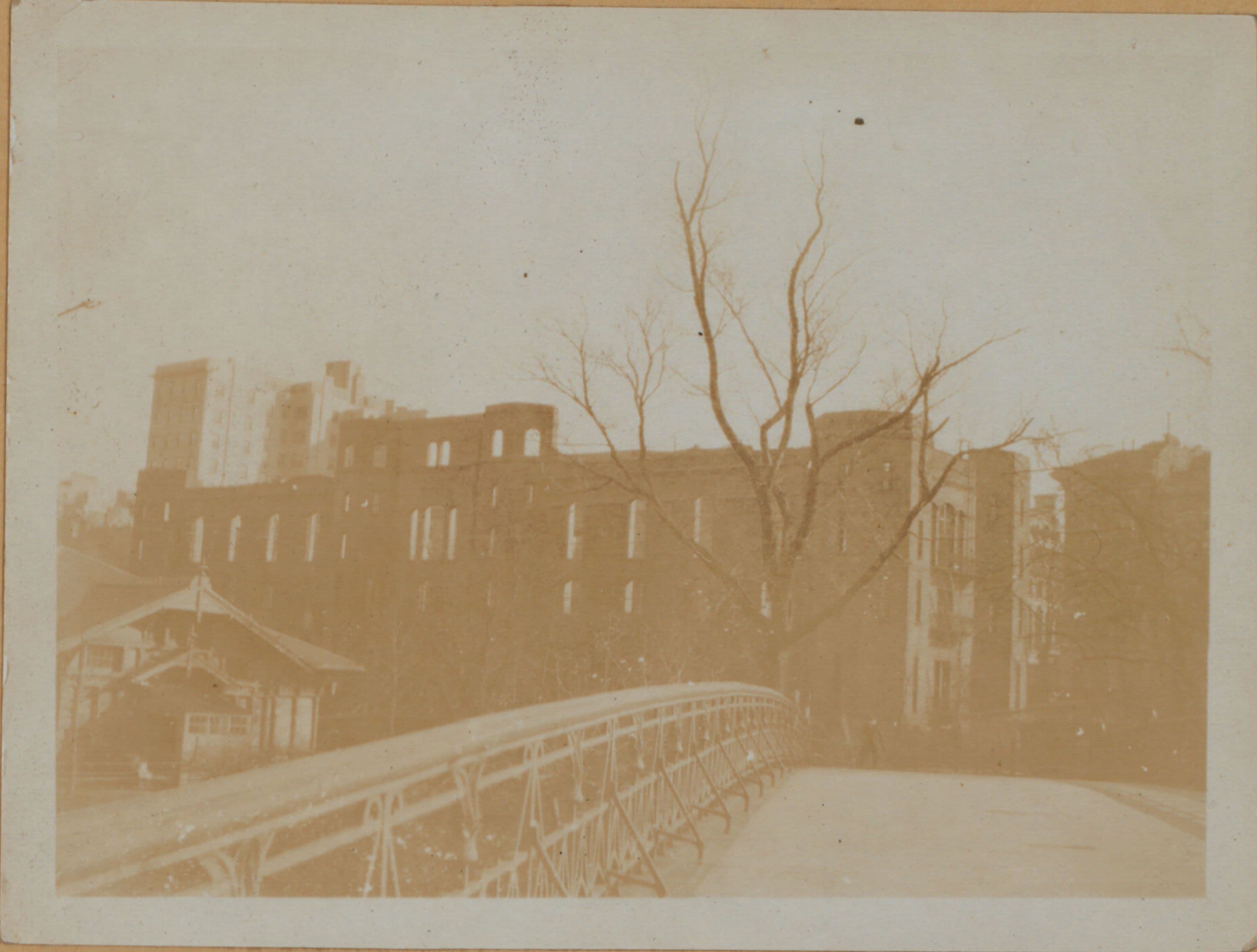Manhattan: Central Park - [View of the Arsenal Building.]