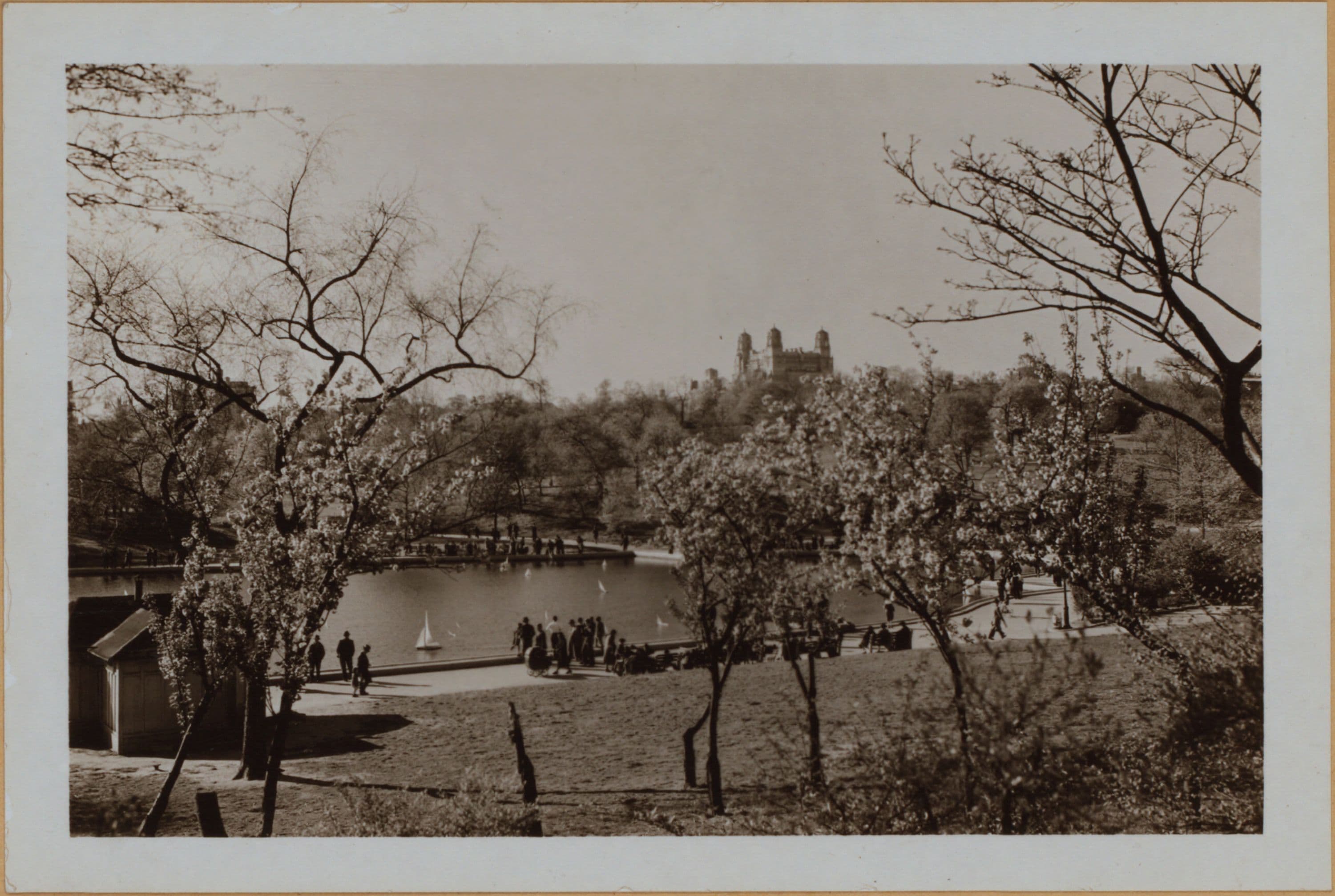 Manhattan: Central Park - Sailboat pond.
