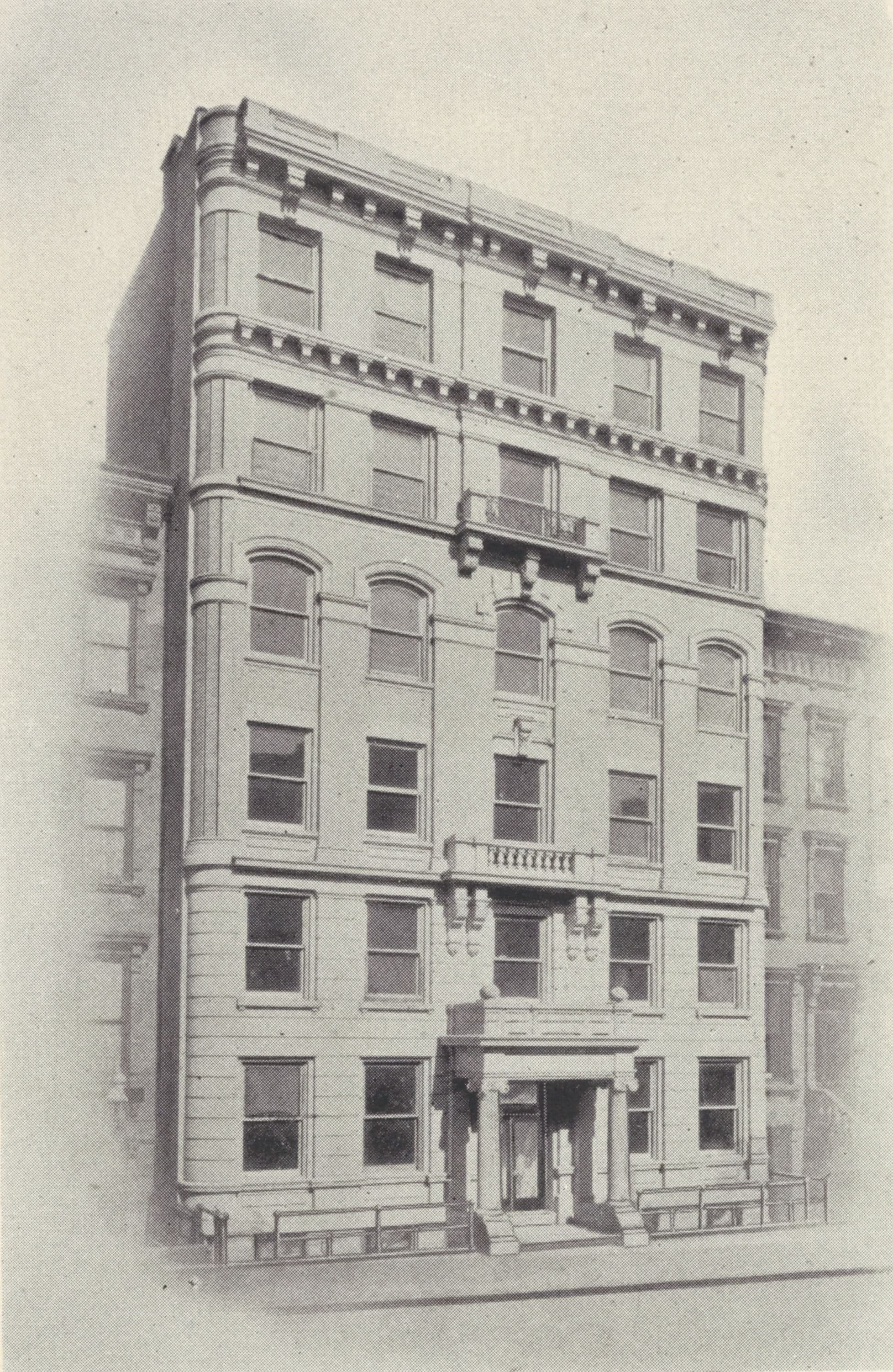 135-137 West 123rd Street; Plan of first floor; Plan of upper floors., 1908