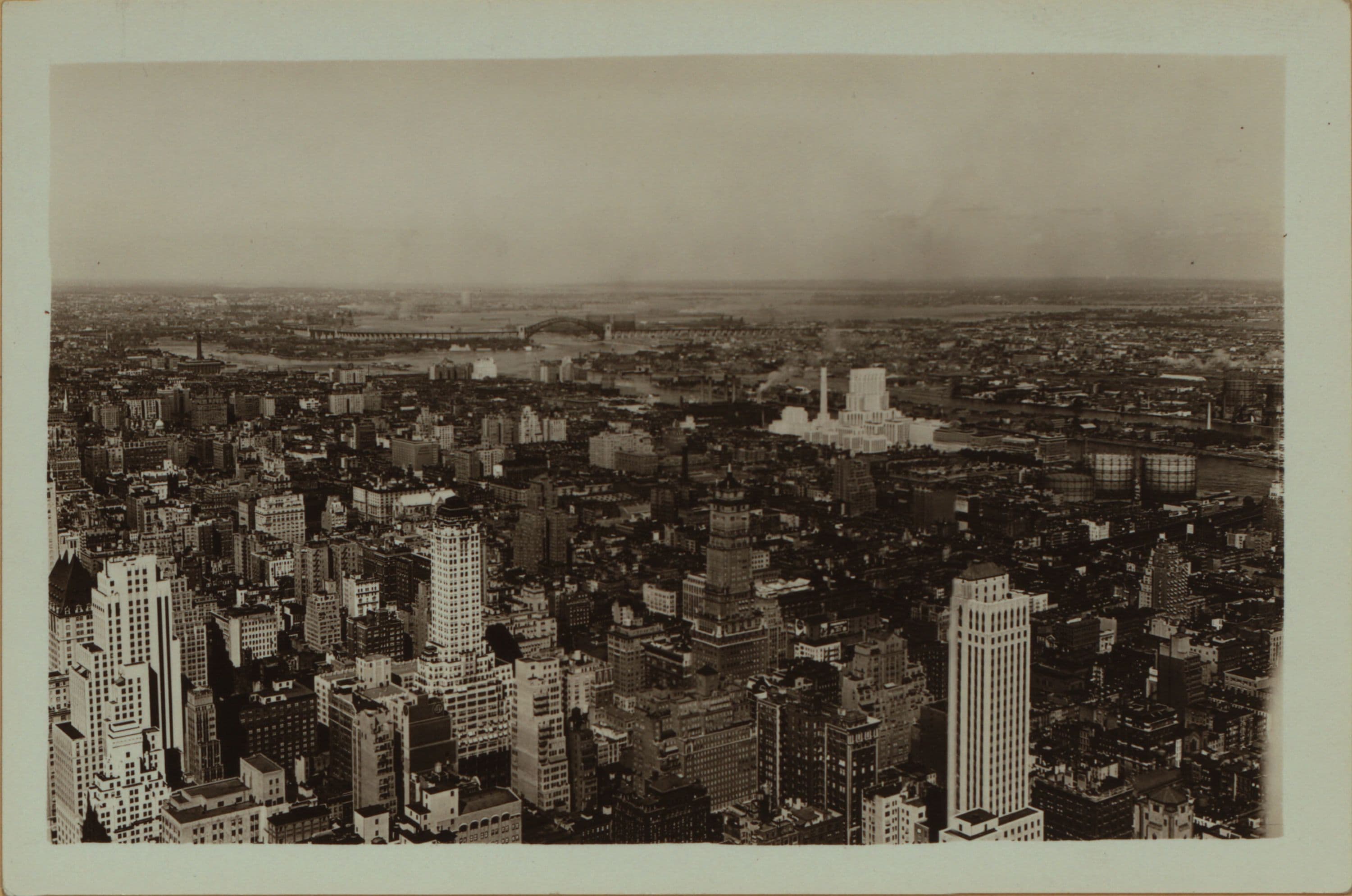 General view - Midtown Manhattan (East side)., 1933