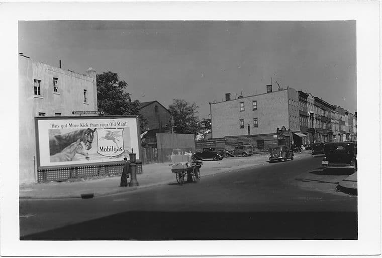 Ellery Street at Throop Avenue, to East, Brooklyn, 1941-09-25