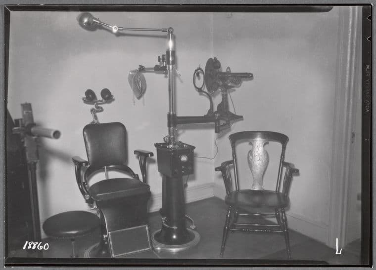 Optometrist exam room of F. Berk: 147 W 86th St-Amsterdam-Columbus, Manhattan