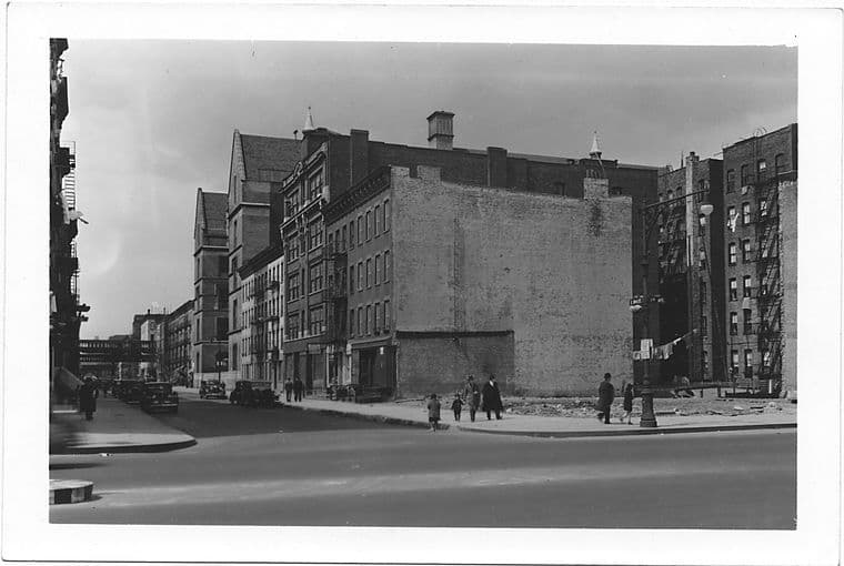 1st Avenue at 104th Street and , East side to West, Manhattan, 1940-04-14