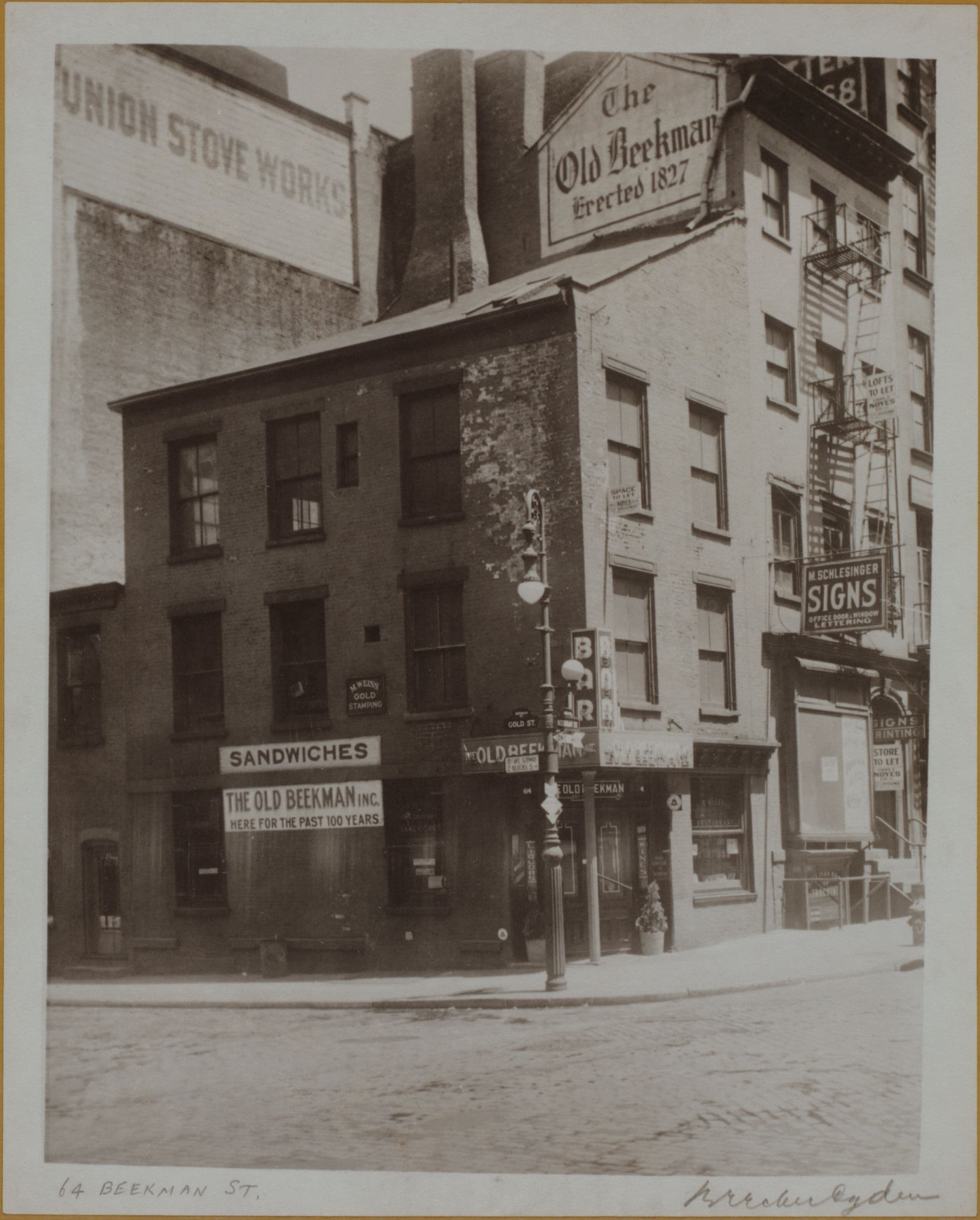 Manhattan: Beekman Street - Gold Street