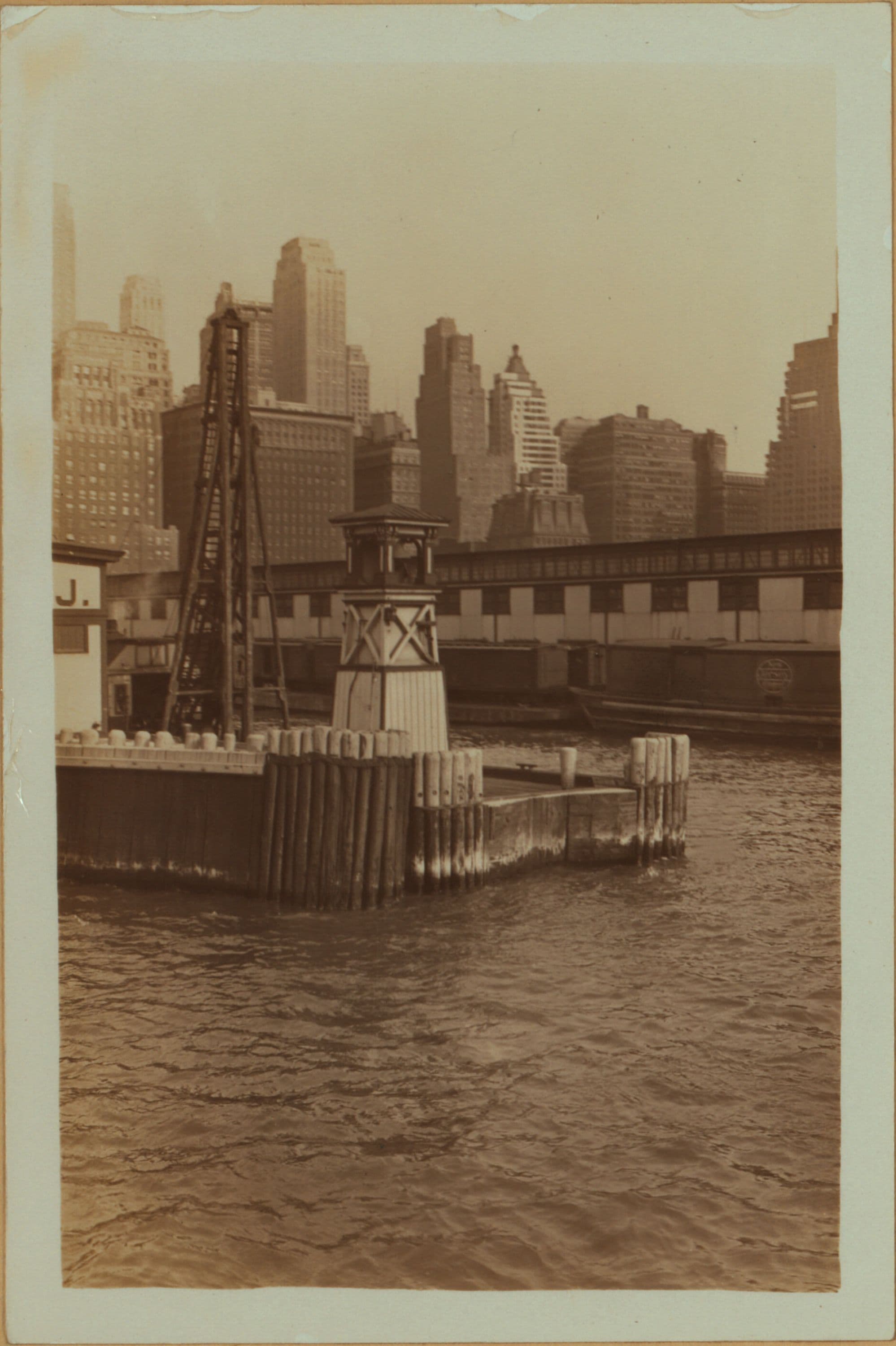 North (Hudson) River - Pier 11., 1931