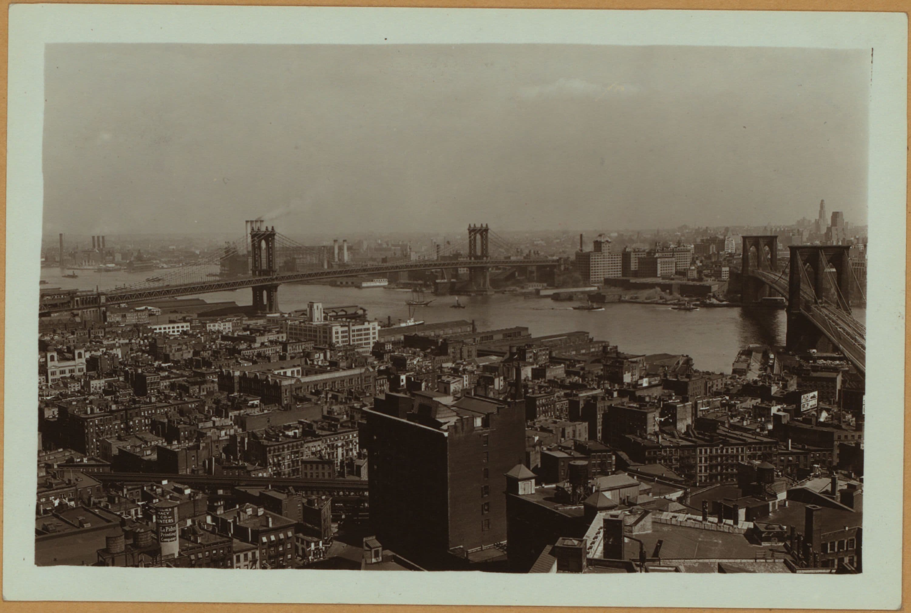 Bridges - Manhattan Bridge - [Brooklyn Bridge.], 1933