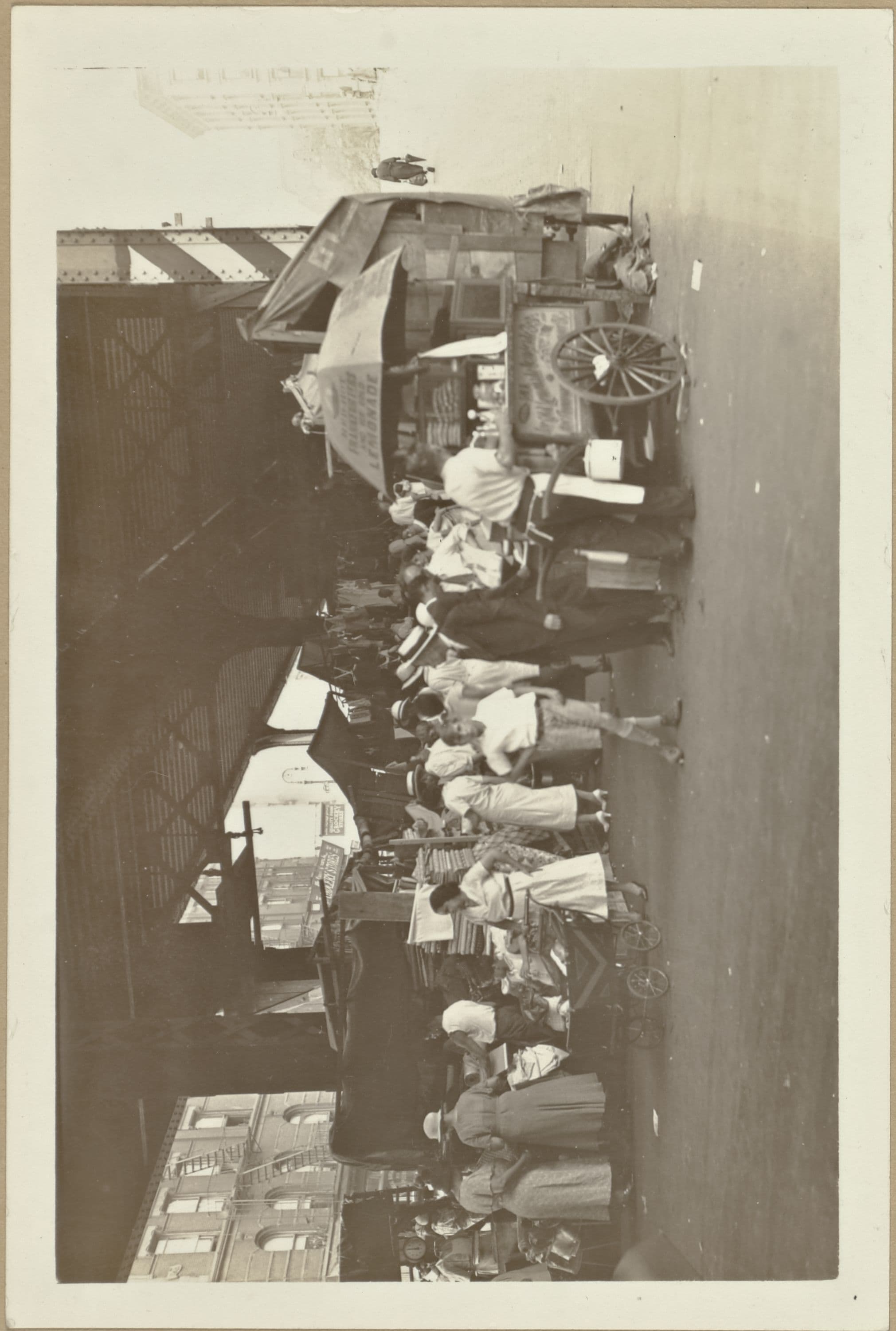 Occupations - Peddlers - Food - Refreshments - Hot dogs.