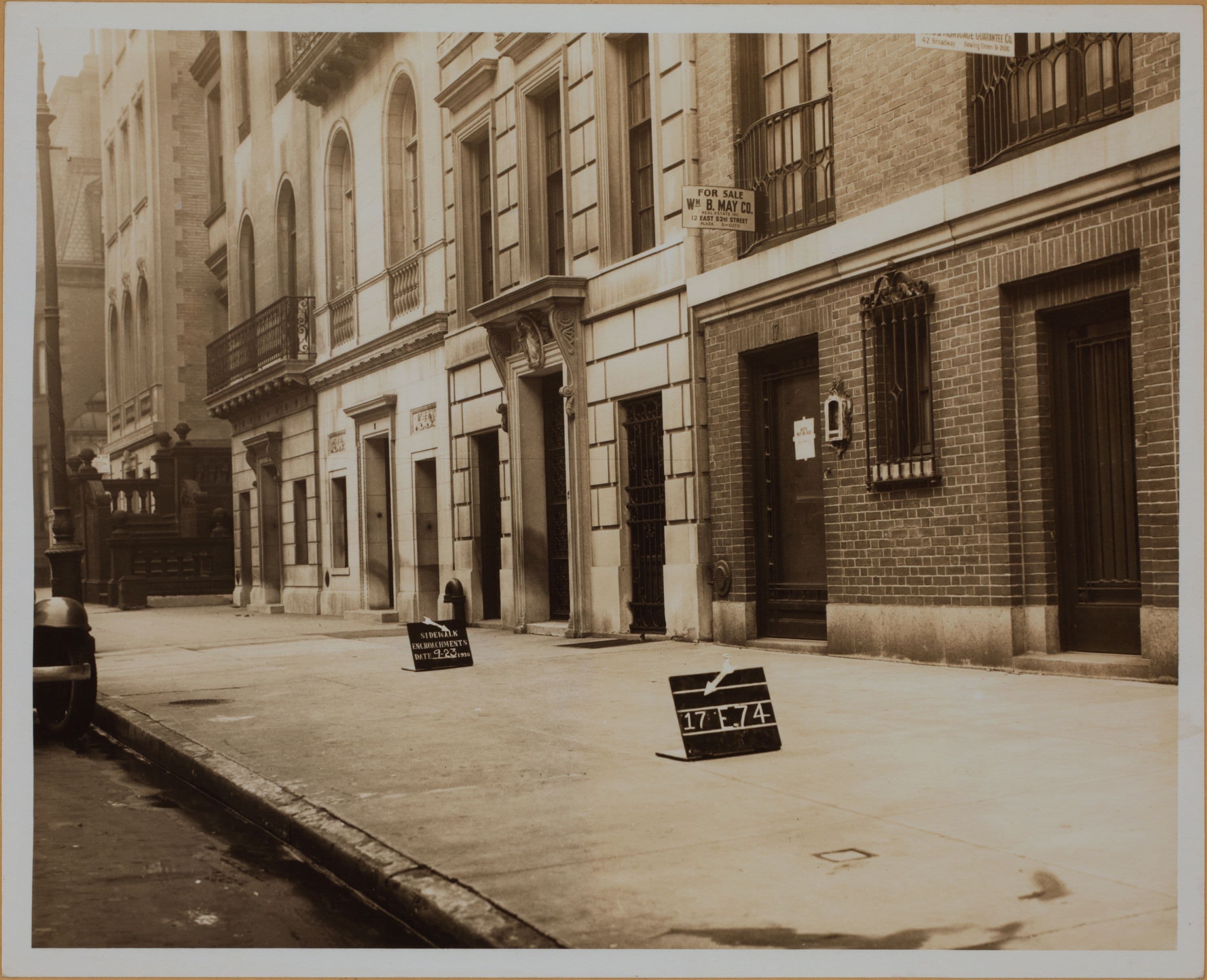Manhattan: 74th Street (East) - Madison Avenue, 1936