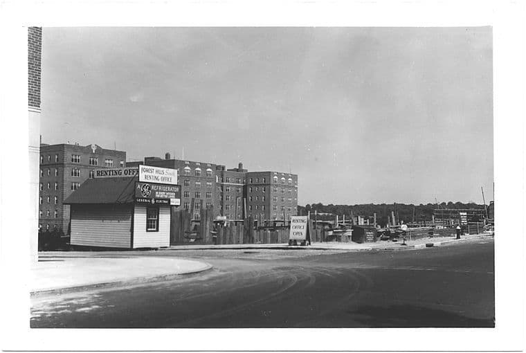 77th Avenue at Queens Blvd., to Northeast, Queens