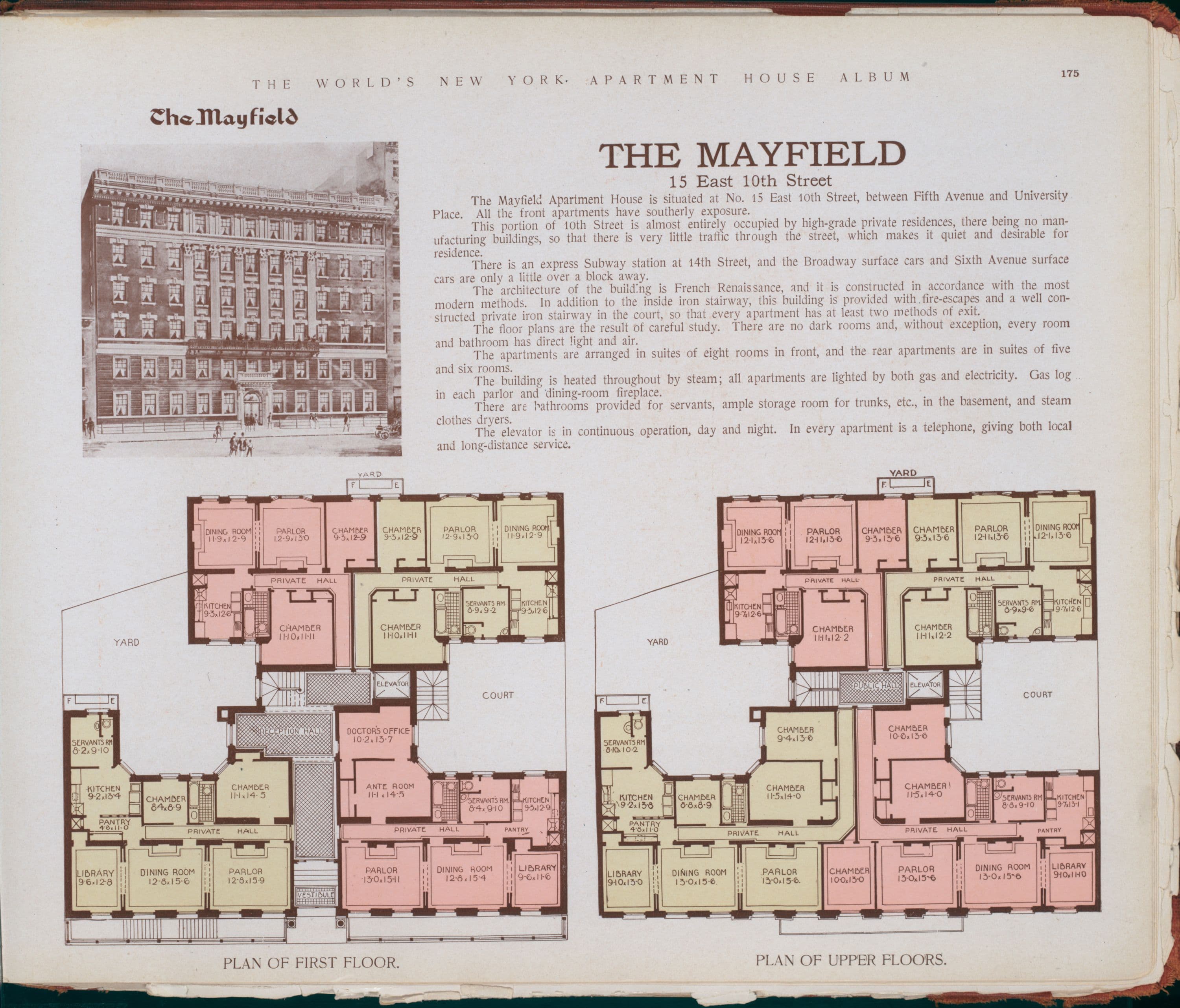 The Mayfield, 15 East 10th Street.