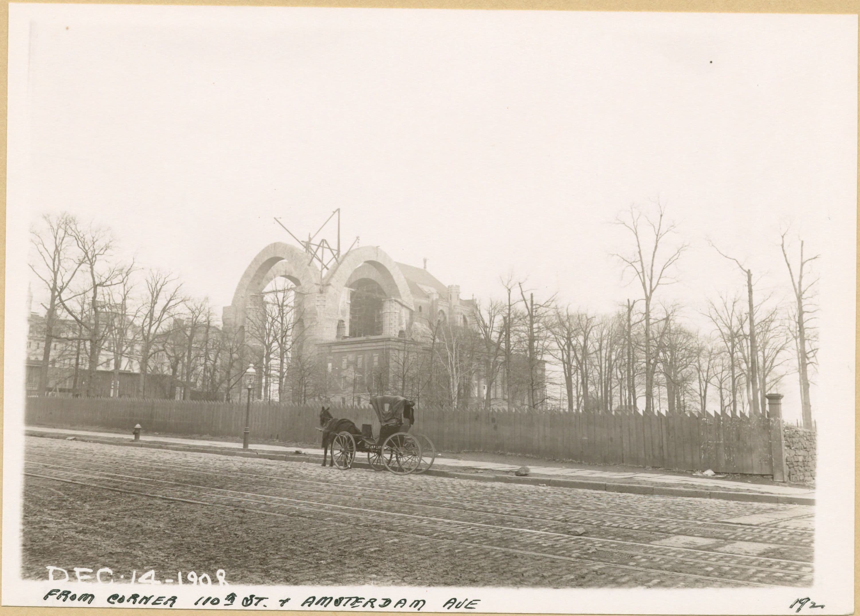 Manhattan: Amsterdam Avenue - Cathedral Parkway, 1908